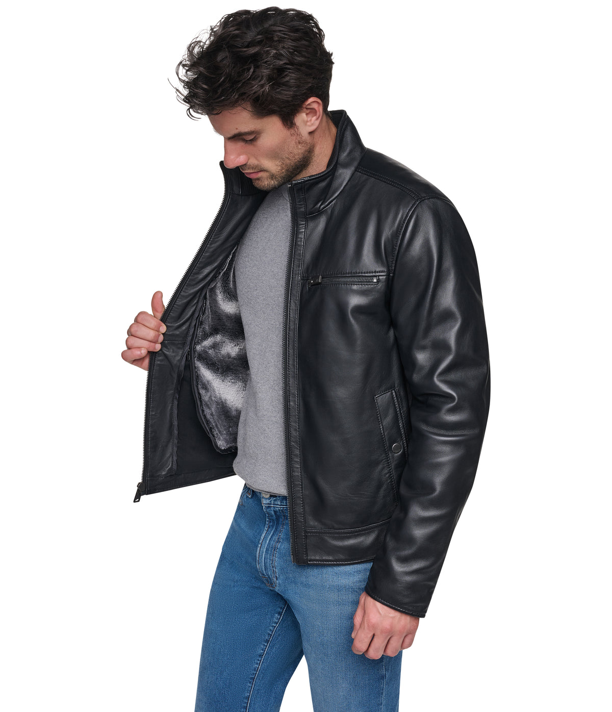 Elmont Leather Jacket View 4