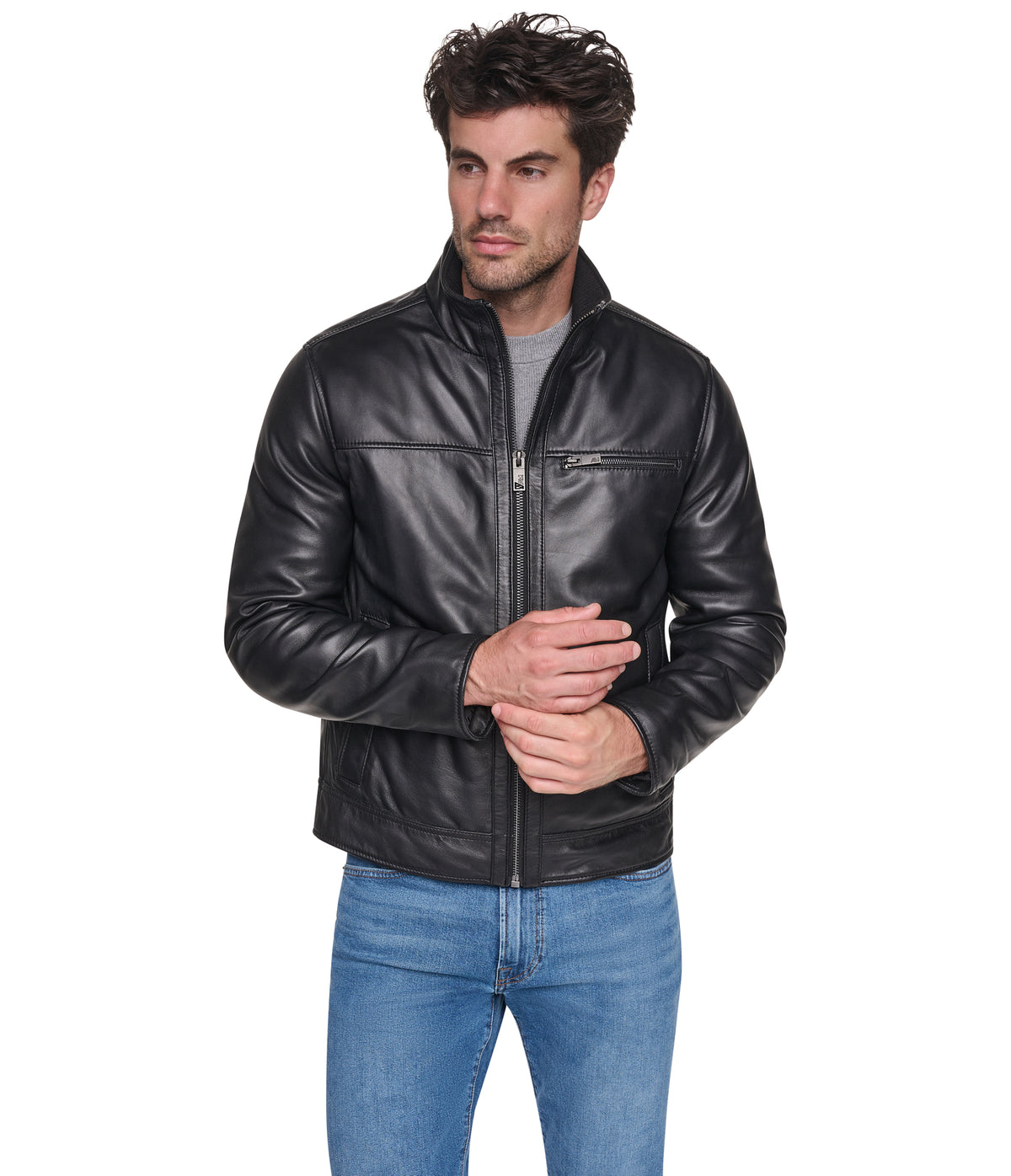 Elmont Leather Jacket View 1