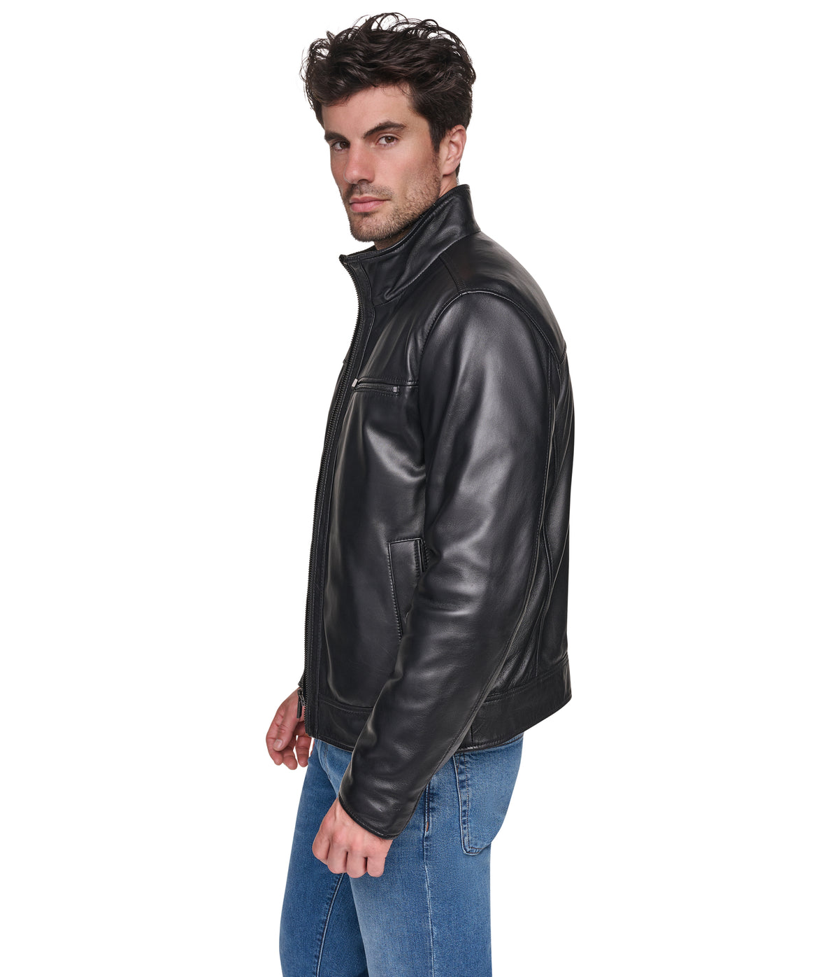 Elmont Leather Jacket View 3