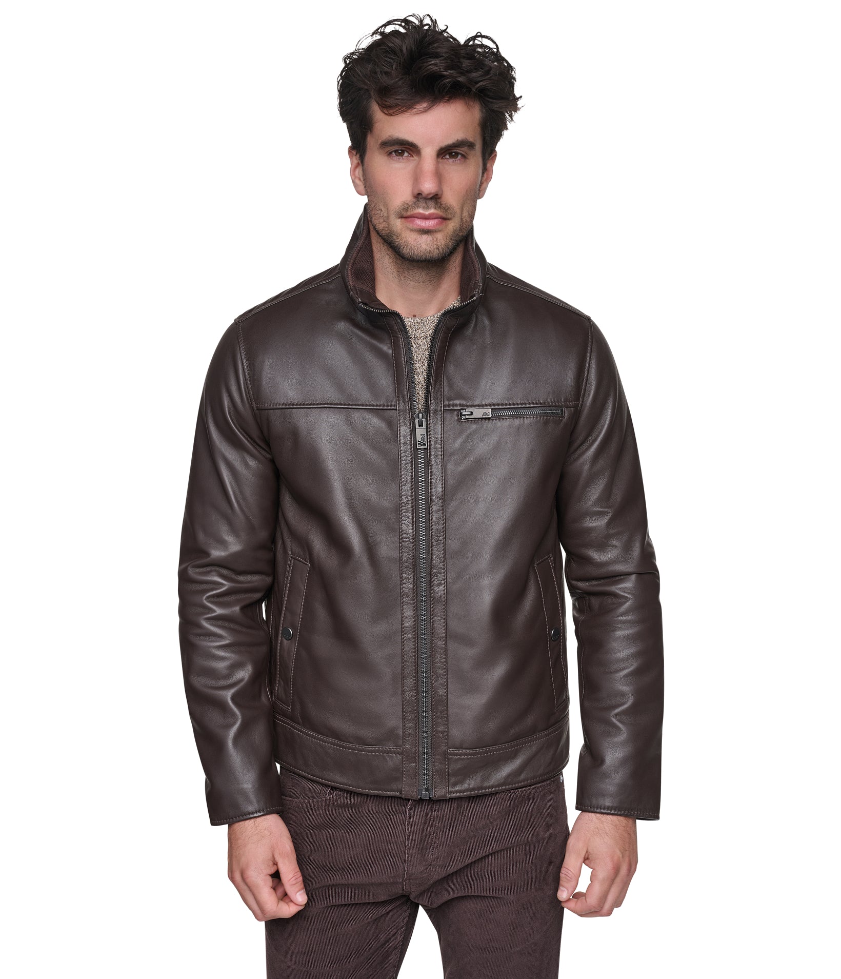 Sean Vintage Leather Racer Jacket | Wilsons Leather