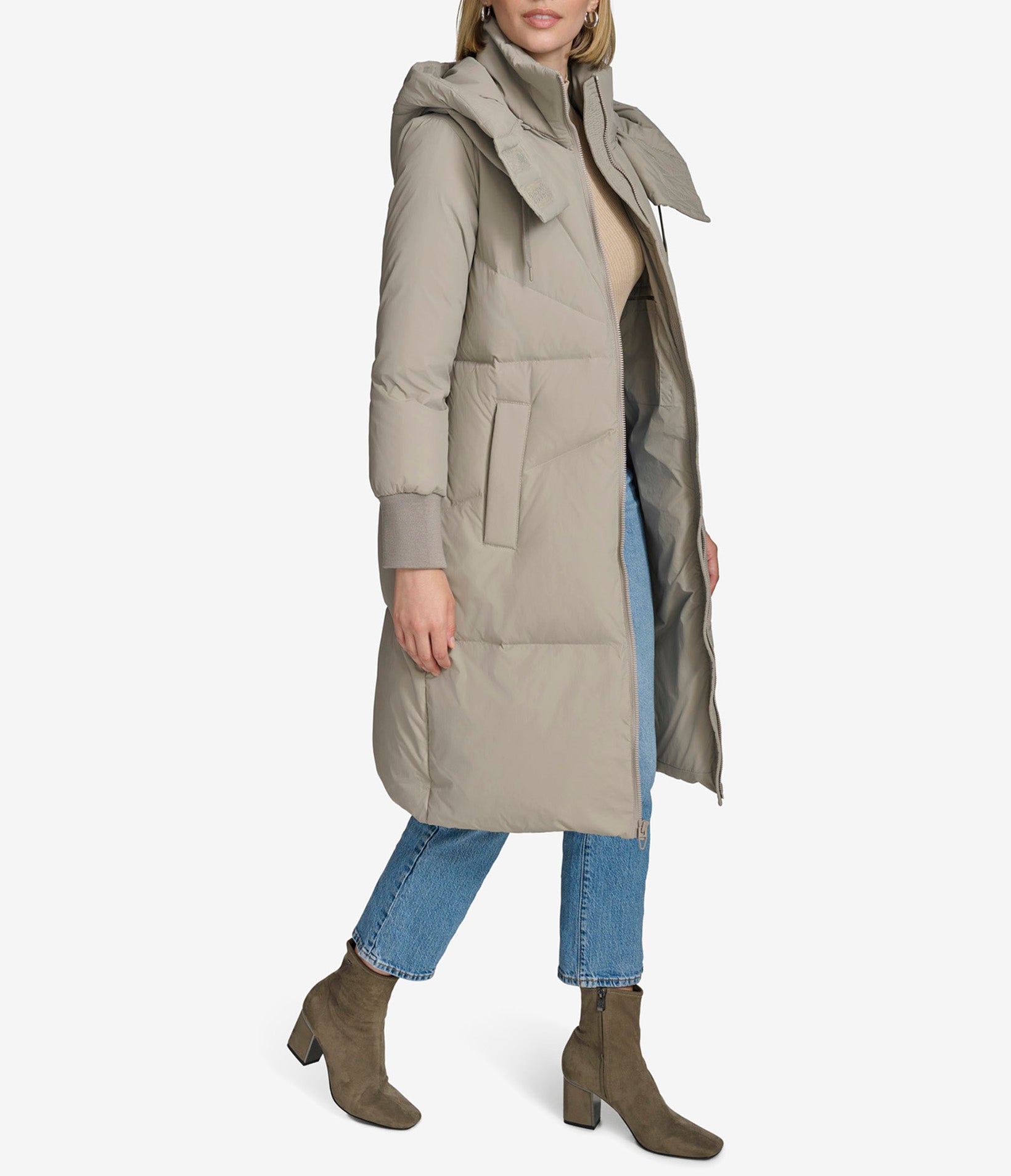 thumbnail image 2 of Andrew Marc Women's Mixed Media Jacket At Jonathan Stiefel Blog 2 of 14