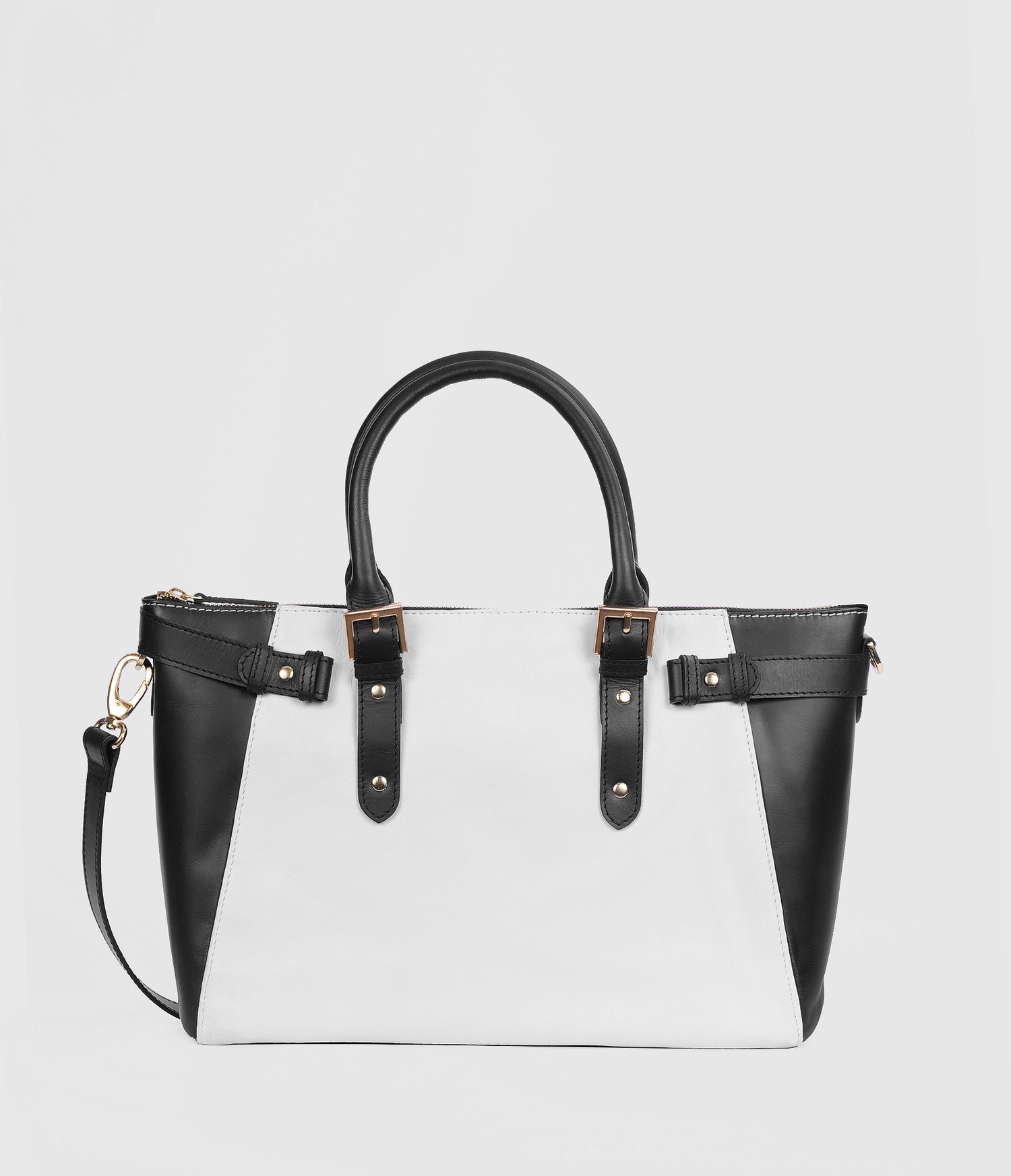 Wilson Bag in Navy Leather & Suede