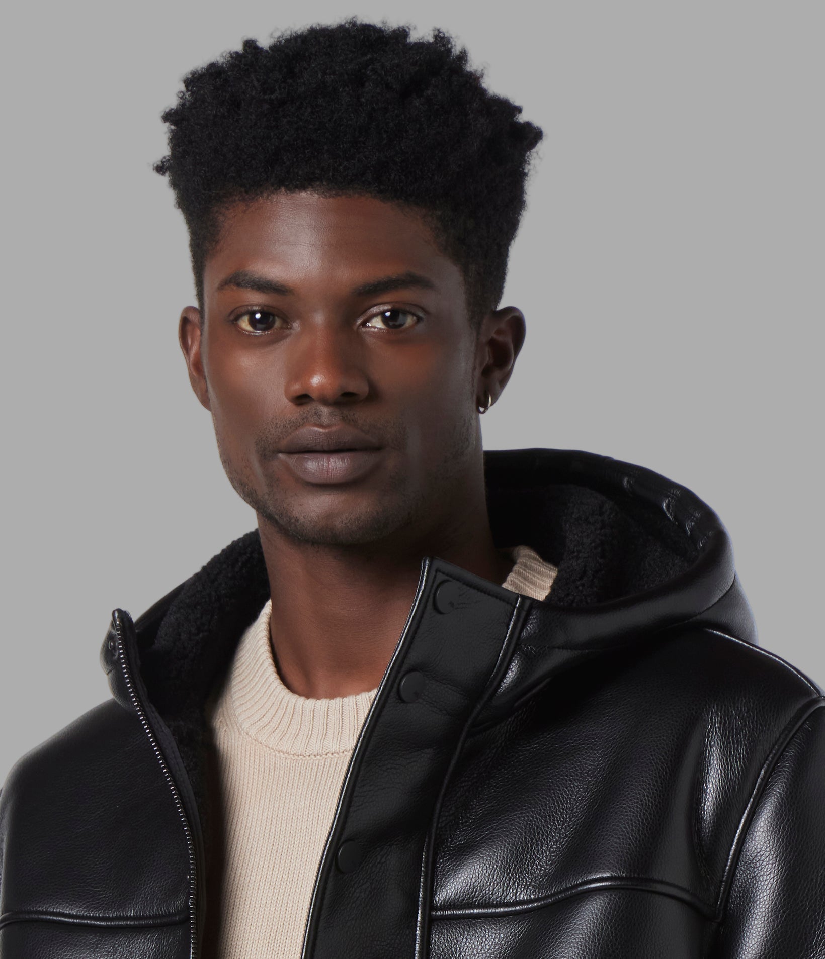 Donohue Faux Shearling Parka Jacket View 5 | Andrew Marc Collection