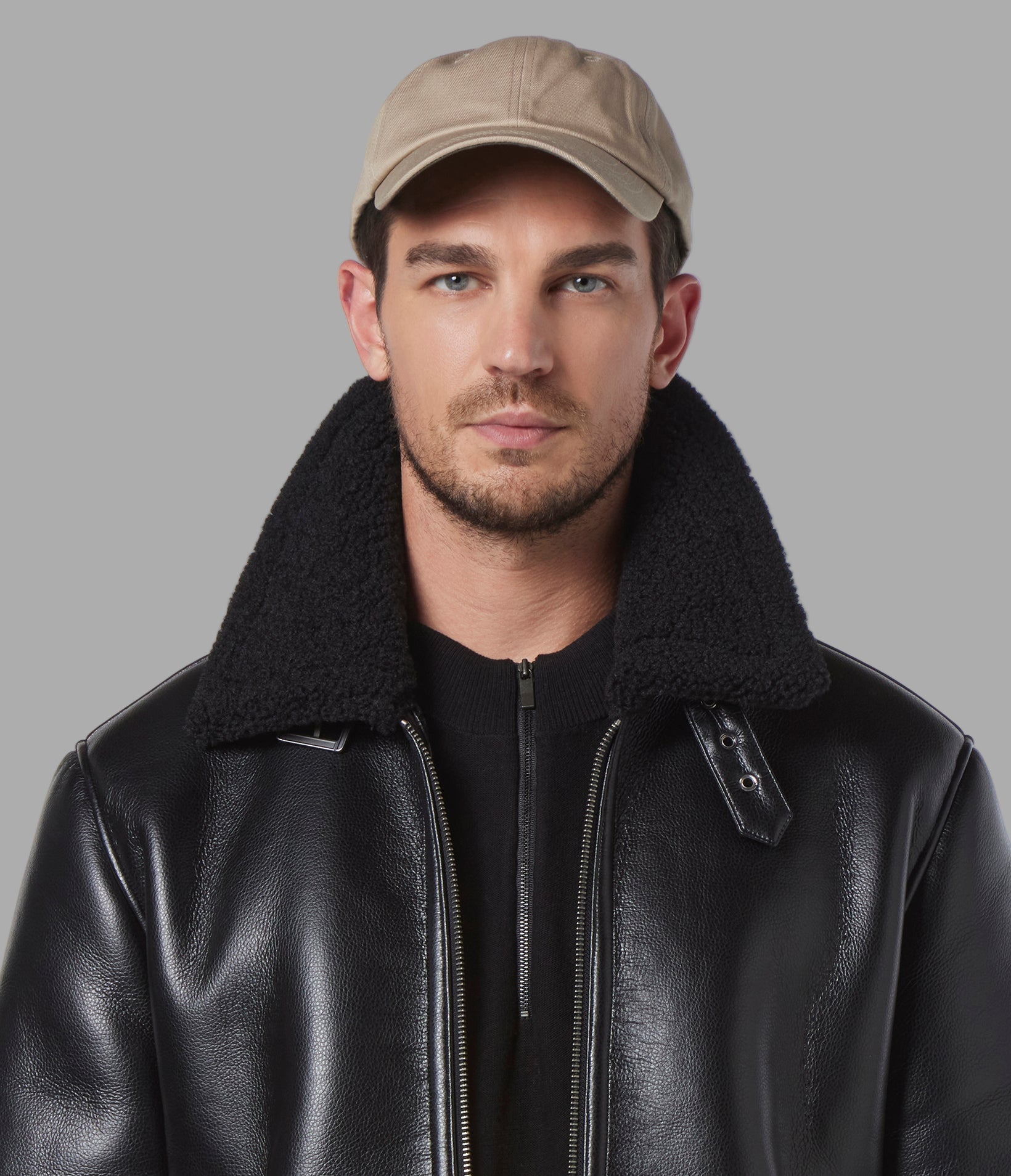 Cadman Faux Shearling Aviator Jacket View 5 | Andrew Marc Collection