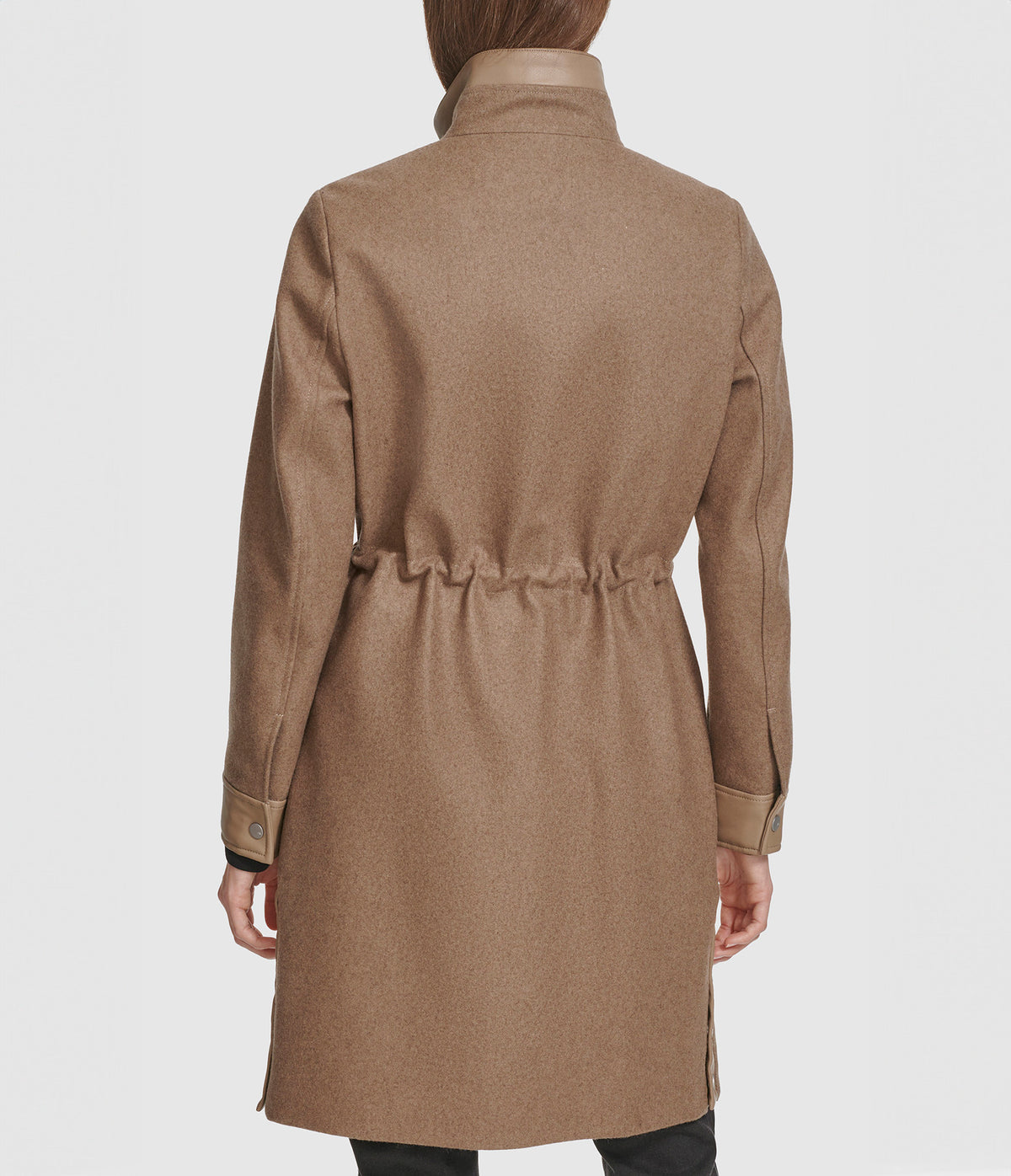 Chesme Anorak Style Wool Coat | Wilsons Leather