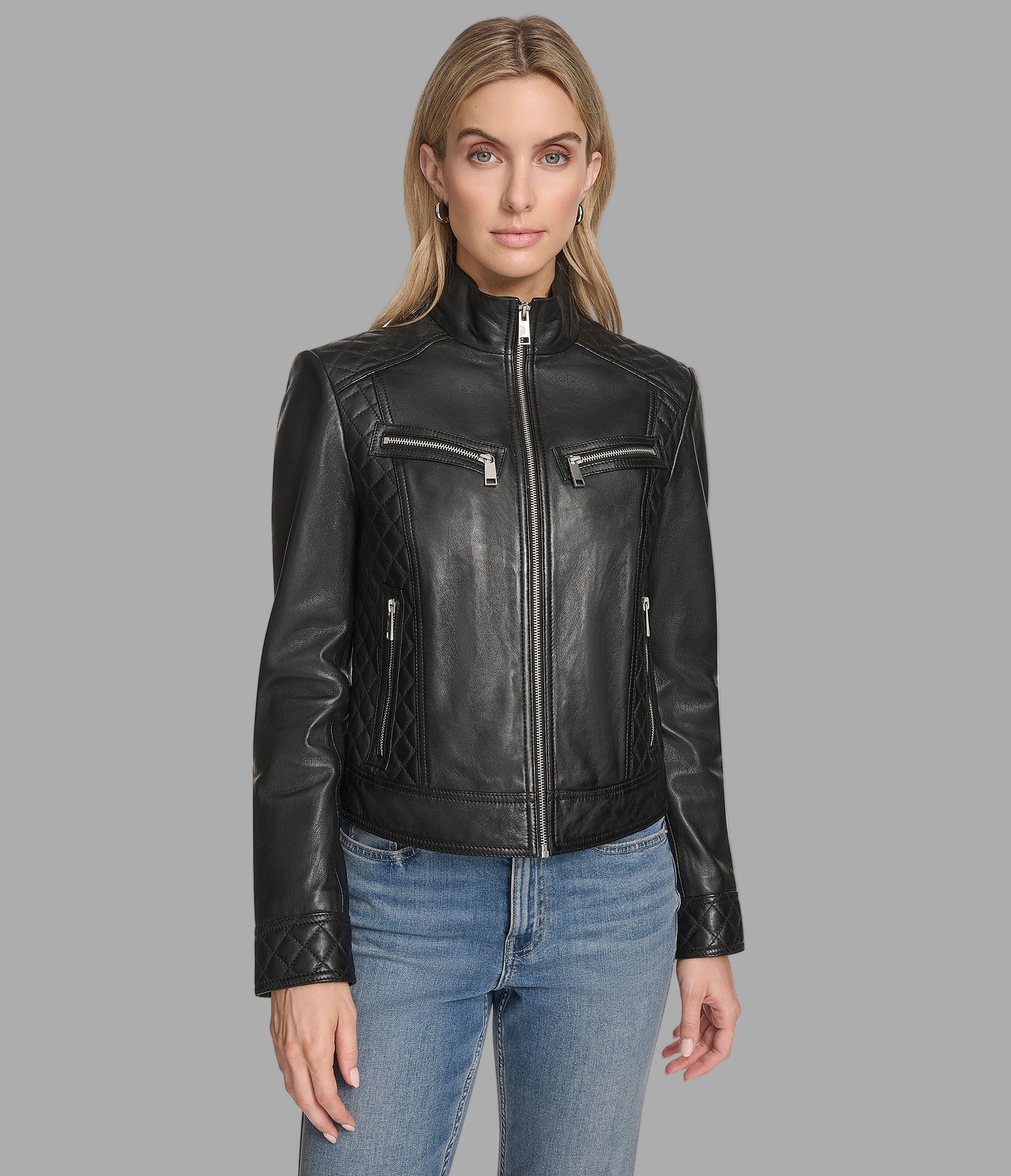 Mikel Leather Racer Jacket | Wilsons Leather