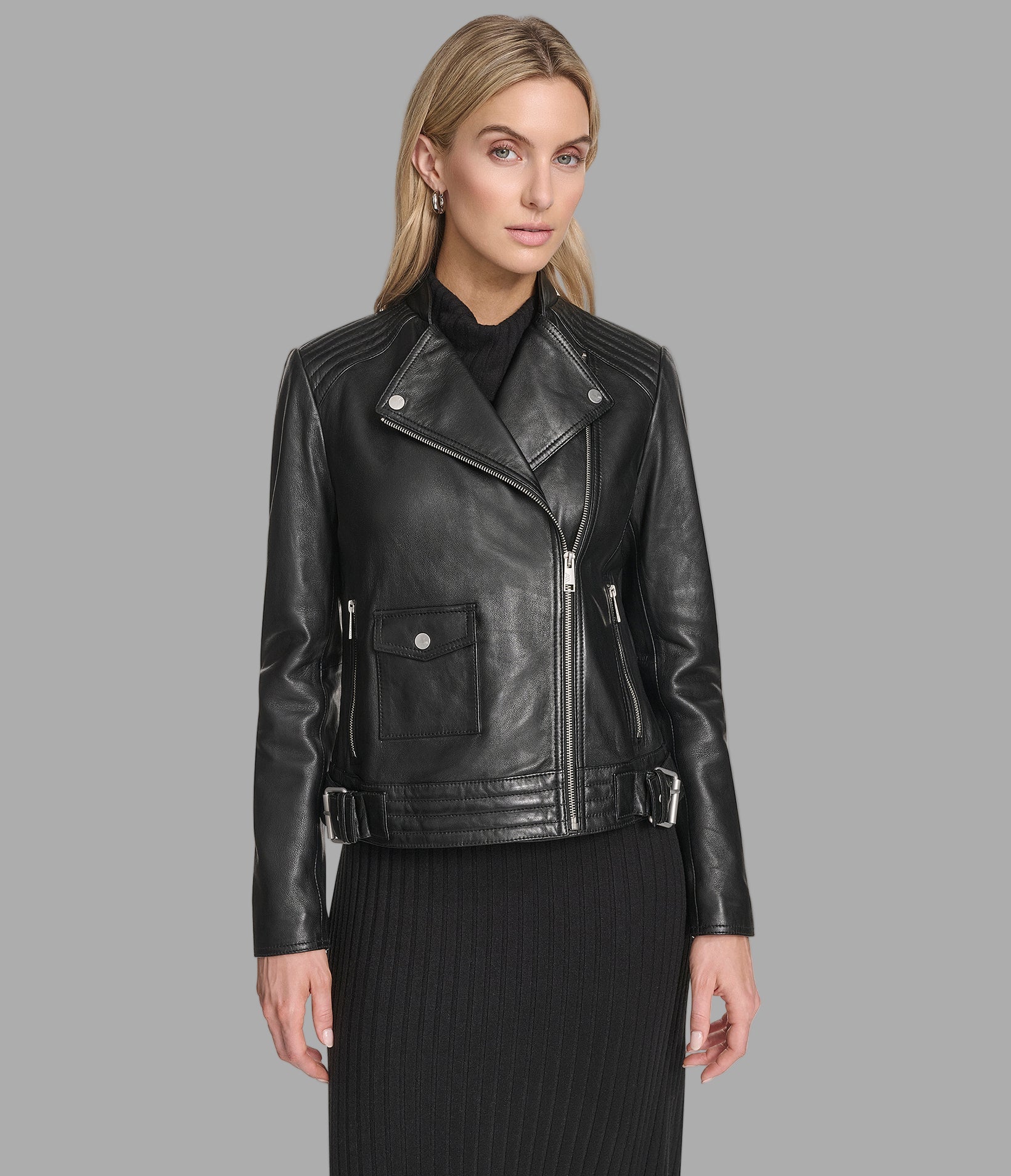 Frankie Leather Moto Jacket | Wilsons Leather