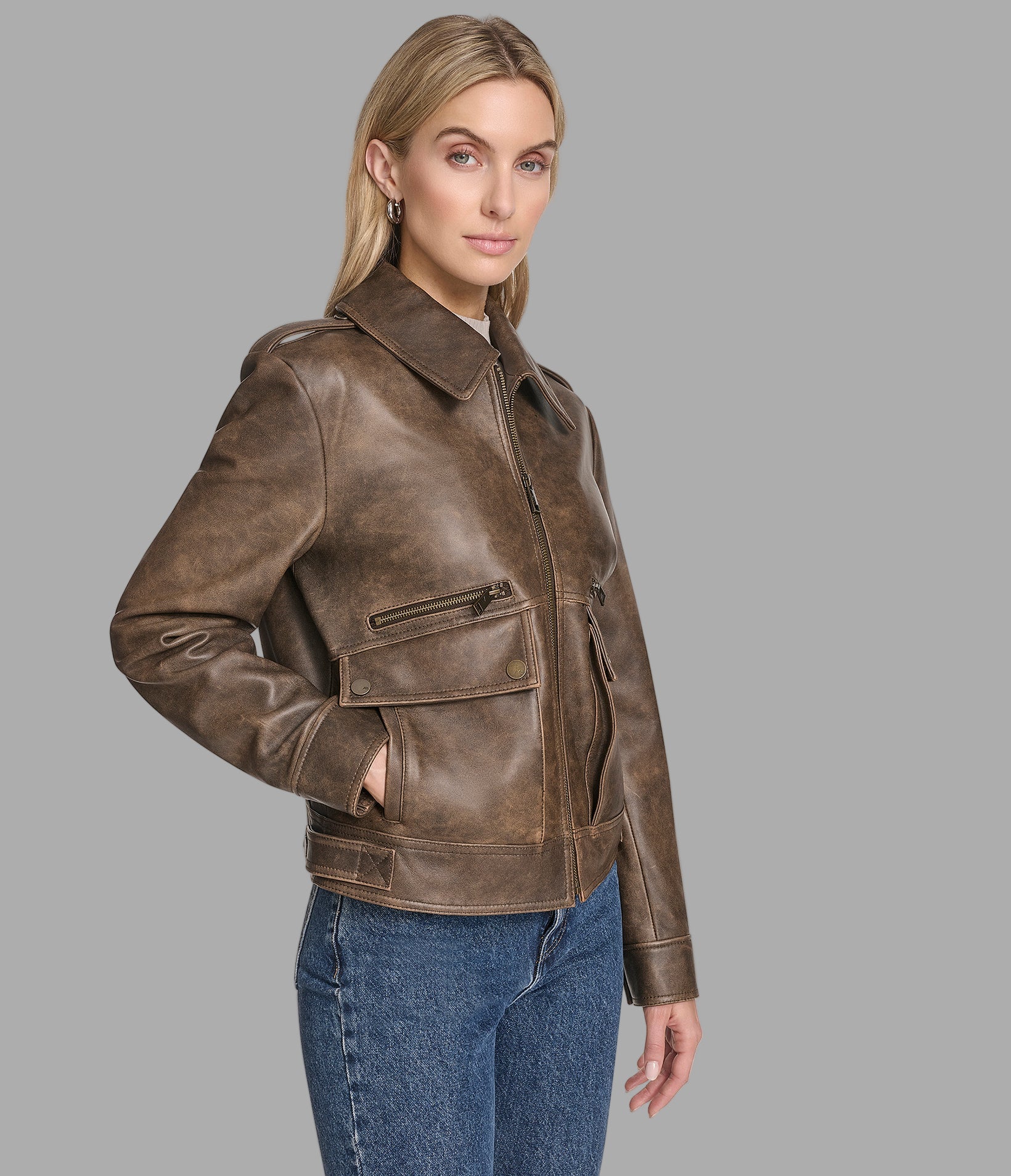Addis Leather Aviator Jacket | Wilsons Leather