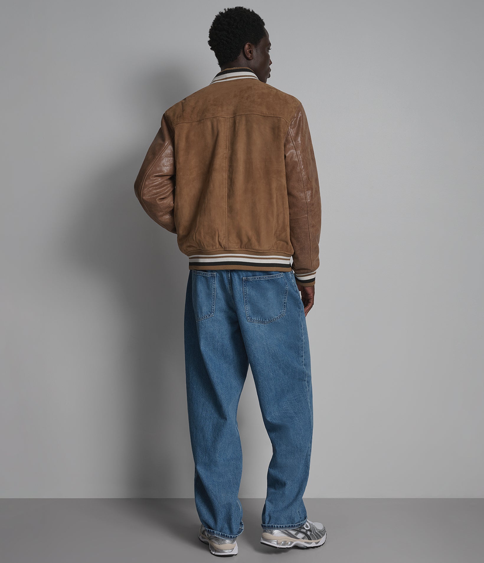 Micah Leather Vintage Varsity Jacket View 3 | Men's Jackets & Coats