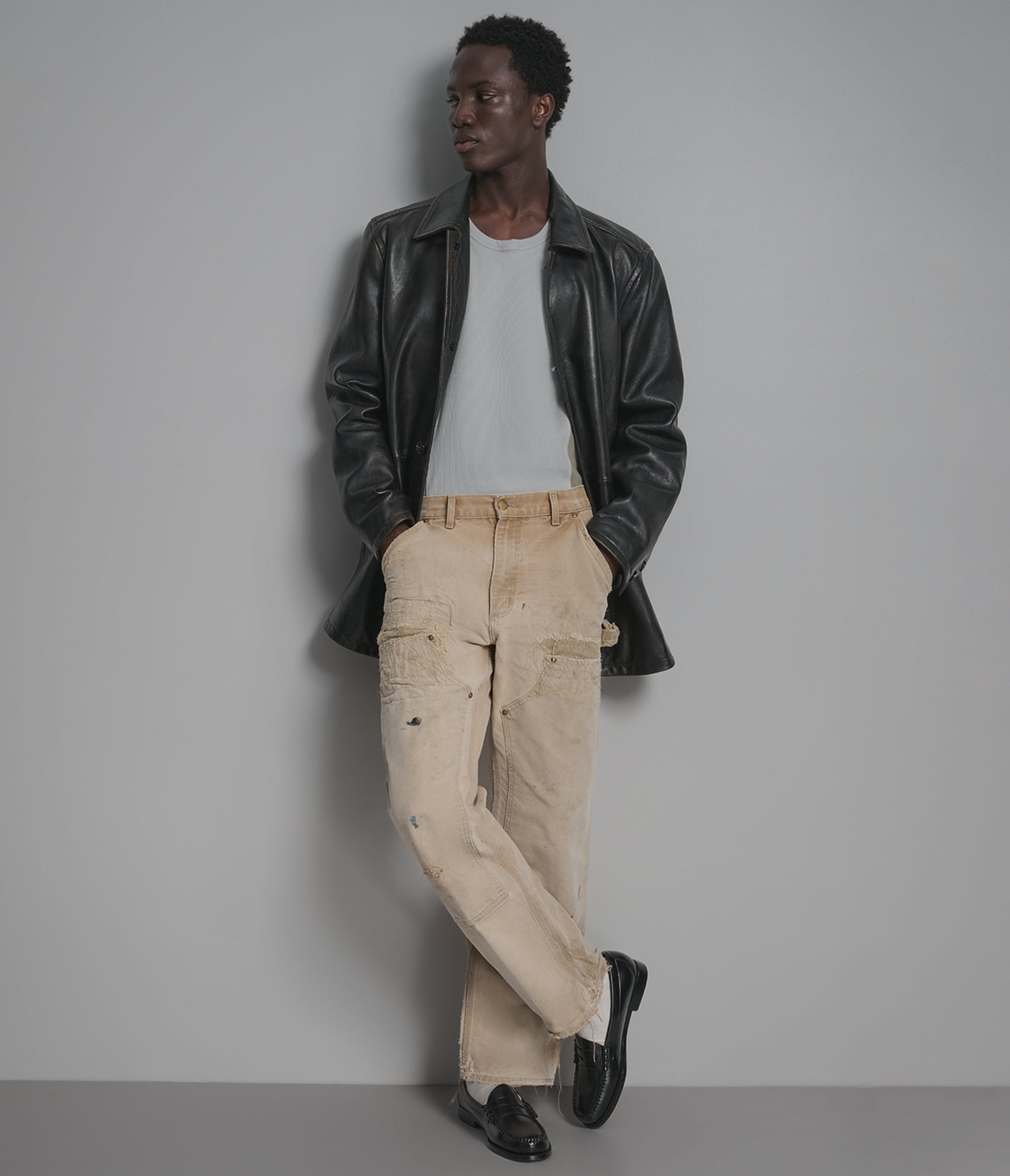 Antonio Leather Car Coat View 5 | Men's Jackets Under $200