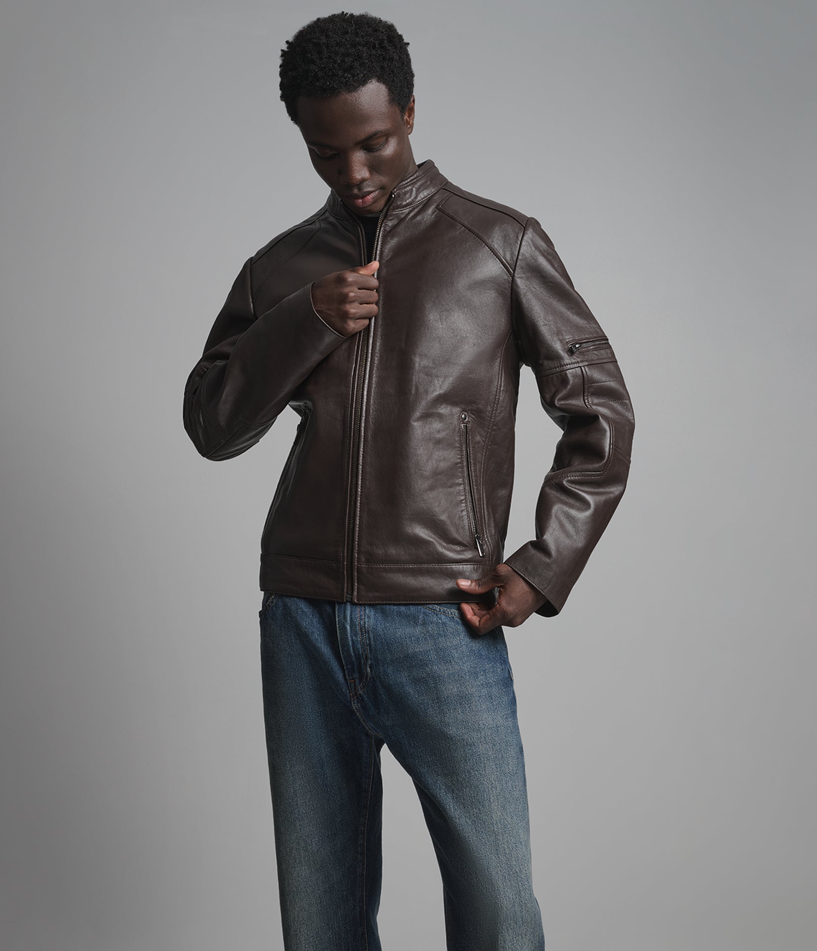 Toby Leather Jacket View 1 | Men's Jackets Under $200