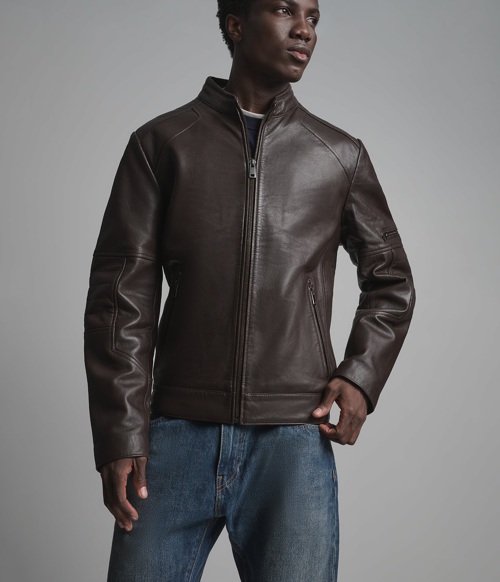 Toby Leather Jacket View 6 | Men's Jackets Under $200