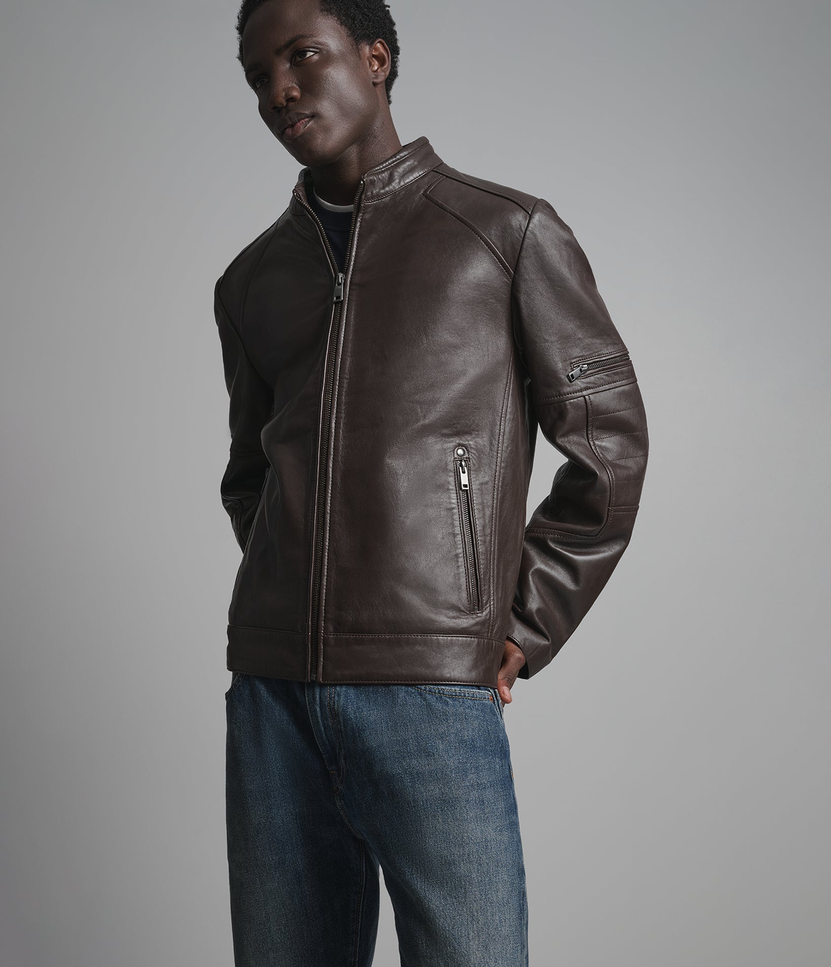 Toby Leather Jacket View 2 | Men's Jackets Under $200