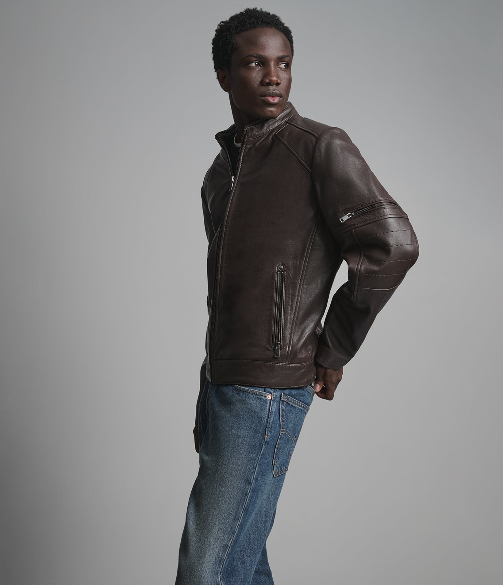 Toby Leather Jacket View 5 | Men's Jackets Under $200