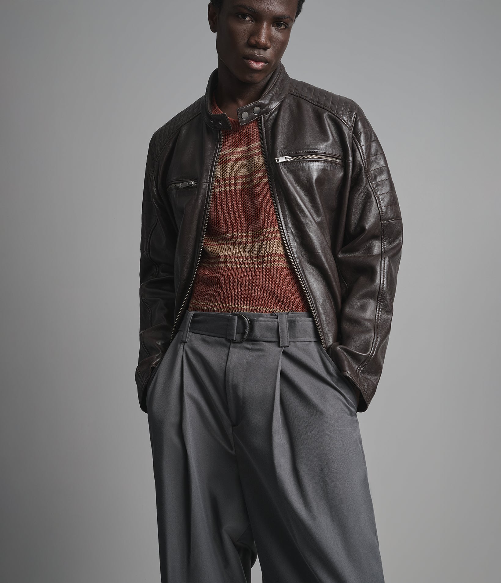 Lance Leather Racer Jacket View 1 | Men's Jackets Under $200