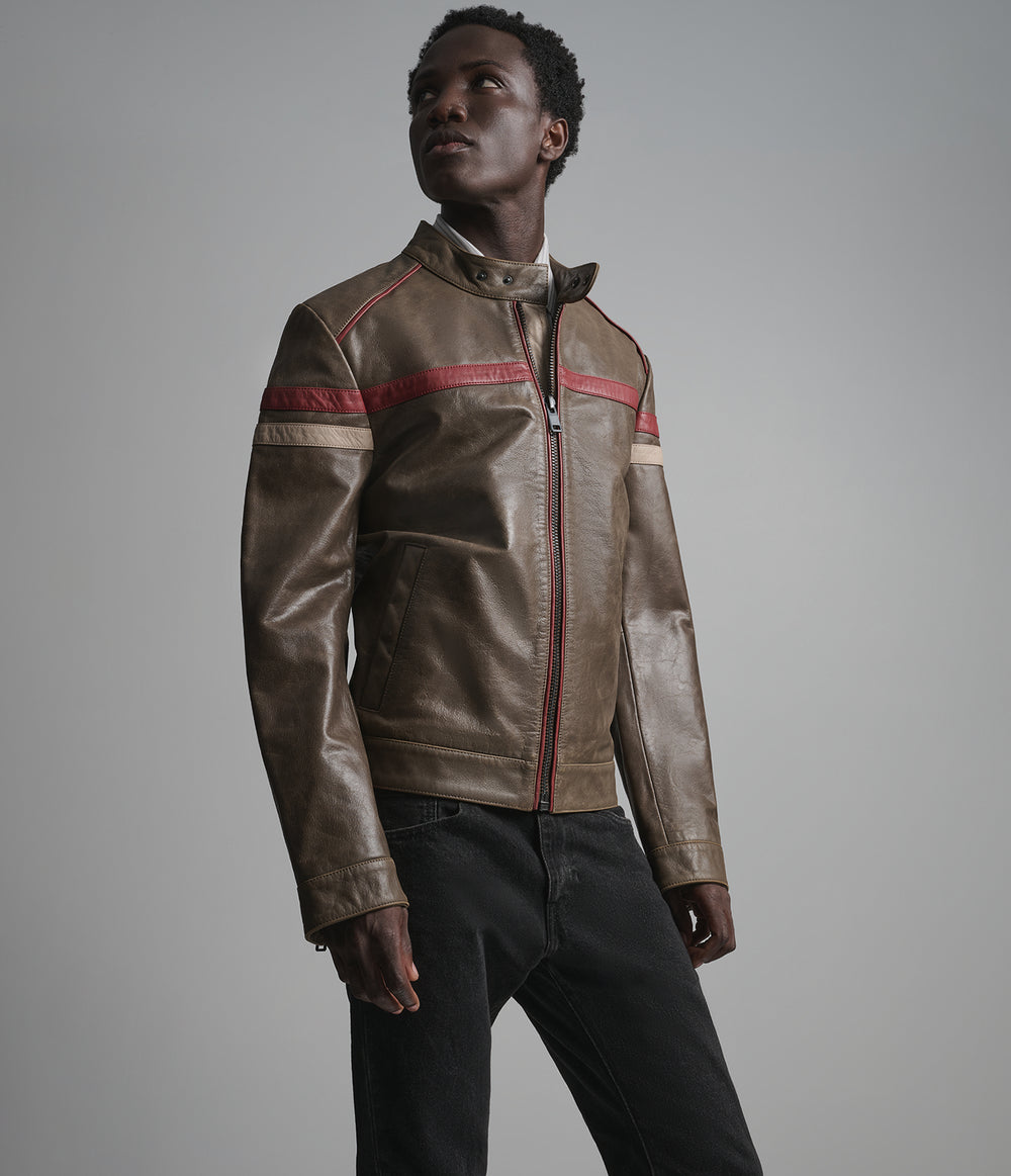 Men's Leather Racer Jackets | Wilsons Leather