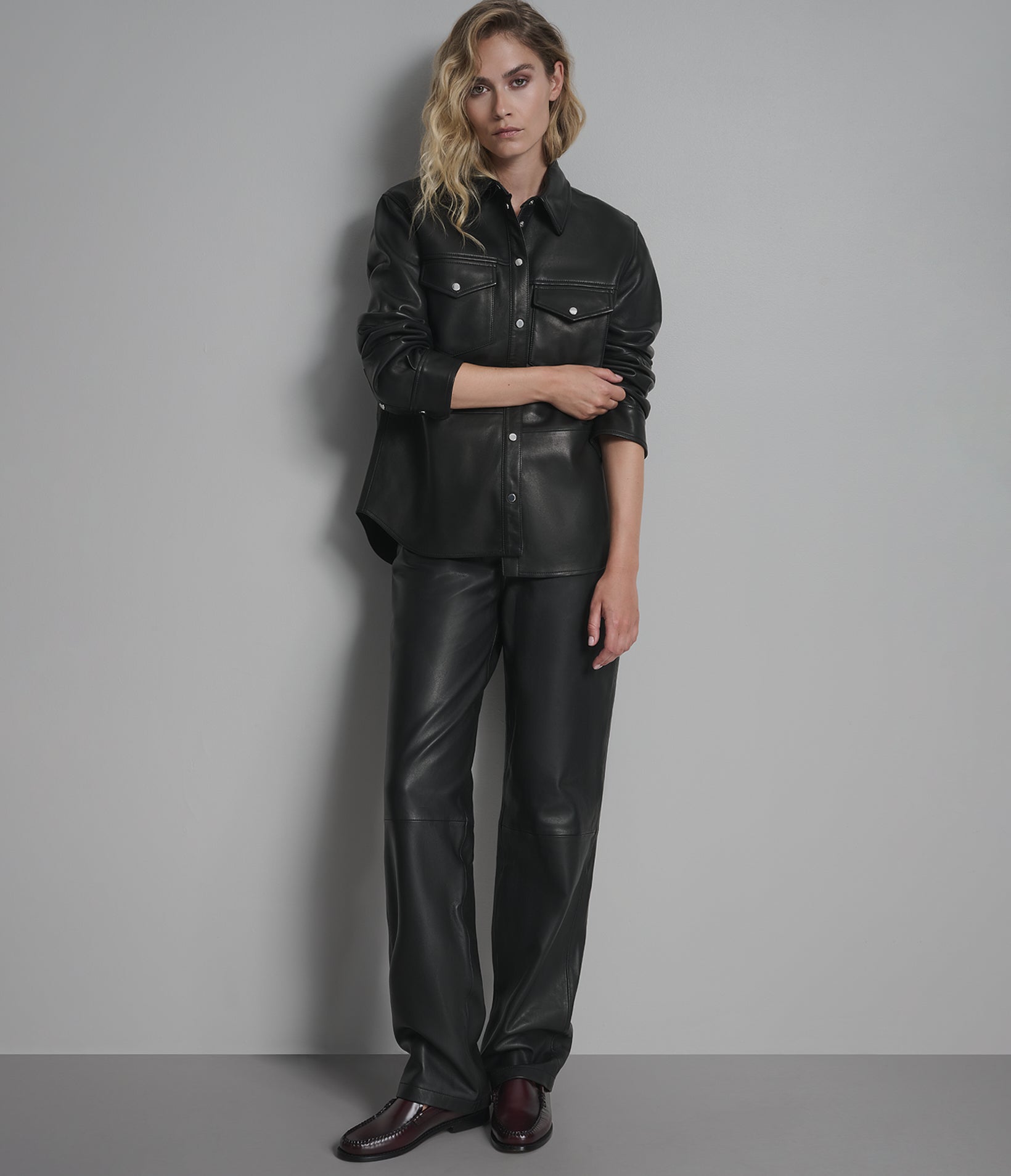 Bailey Vintage Leather Boyfriend Jacket View 5 | Women's Jackets Under $200