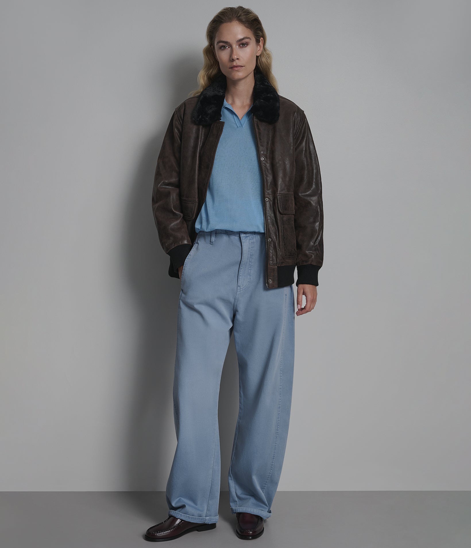 Everleigh Faux Fur Lined Bomber Jacket View 5 | Women's Jackets with Fur Detail