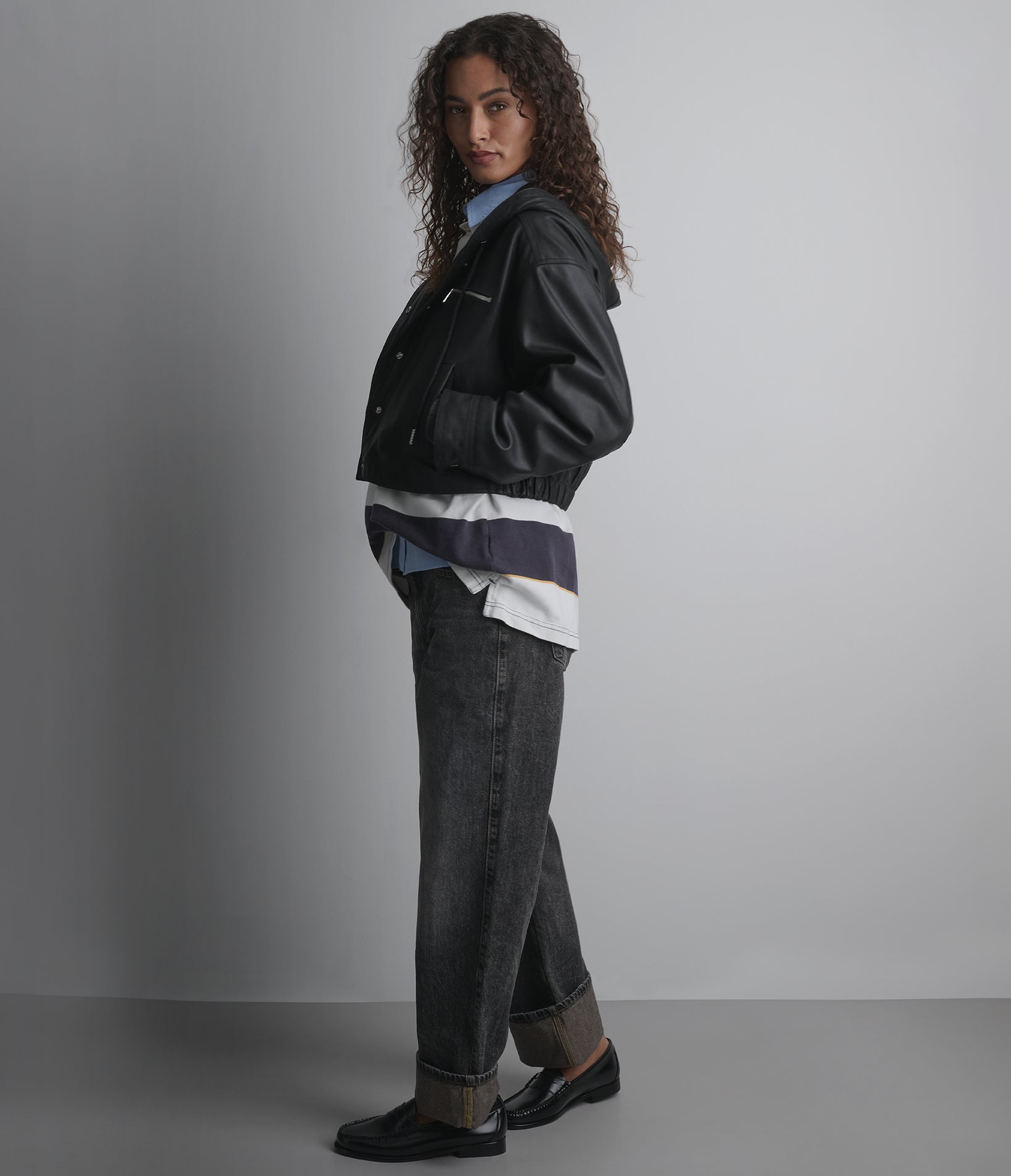 Belle Cropped Lightweight Hooded Jacket View 6 | Women's Jackets & Coats