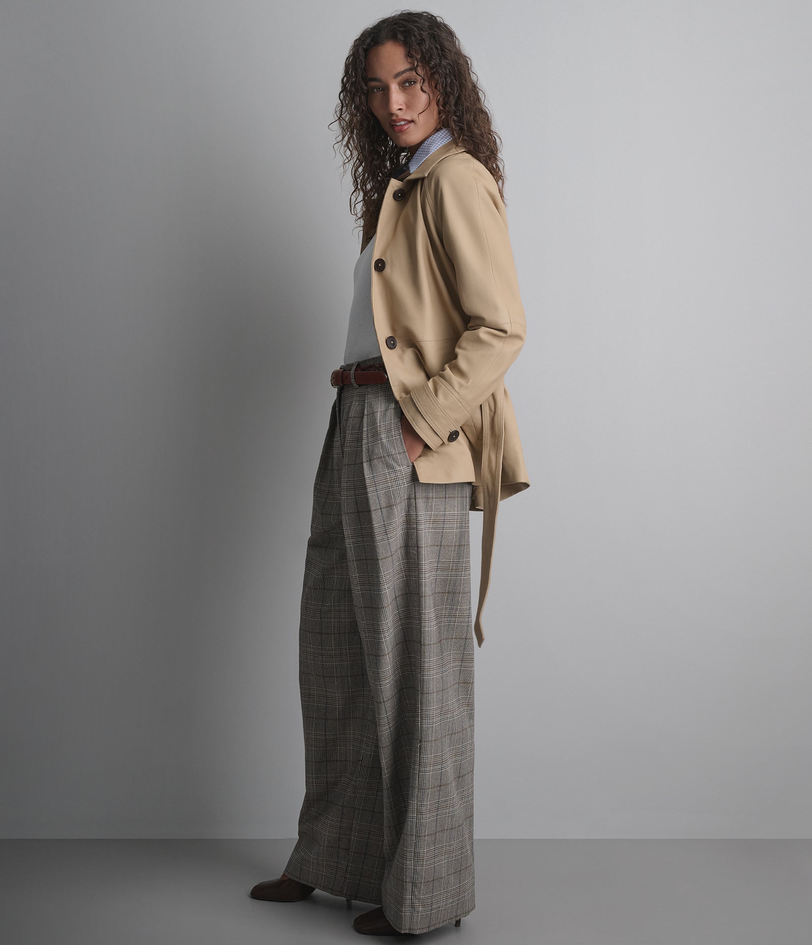 Iris Lightweight Short Trench Coat View 6