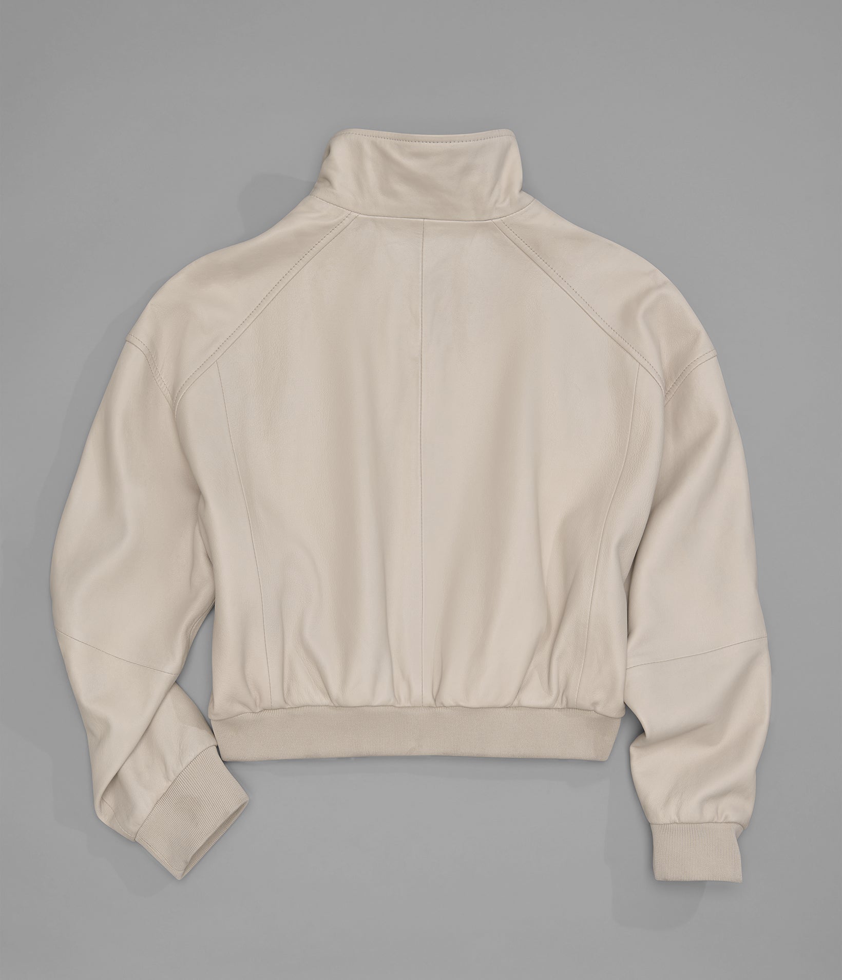 Twila Cropped Leather Bomber Jacket View 4 | Women's Jackets & Coats