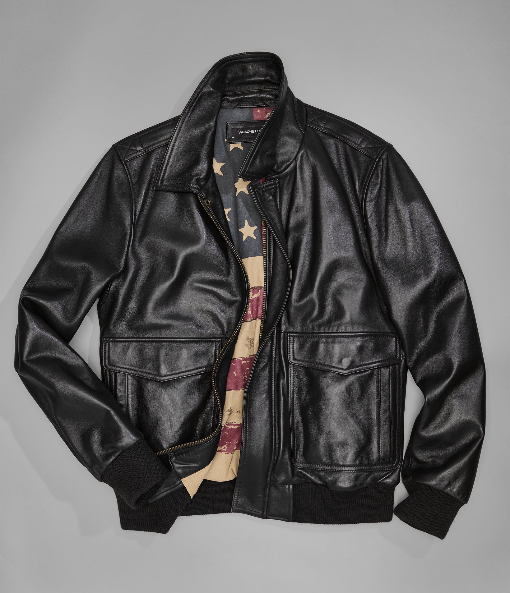 Chris Leather Bomber Jacket | Wilsons Leather
