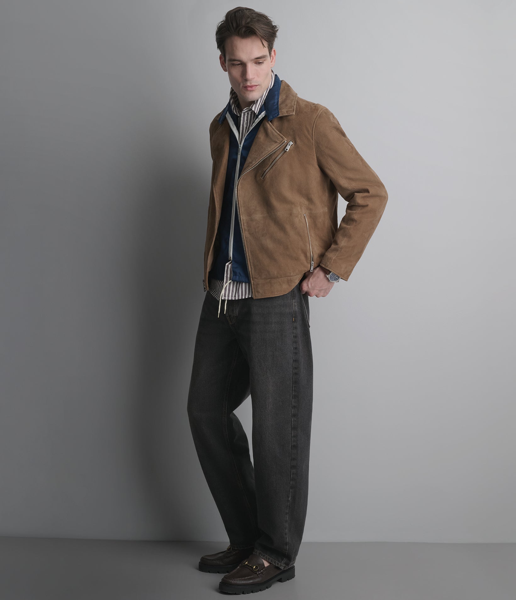 Joss Suede Moto Jacket | Wilsons Leather