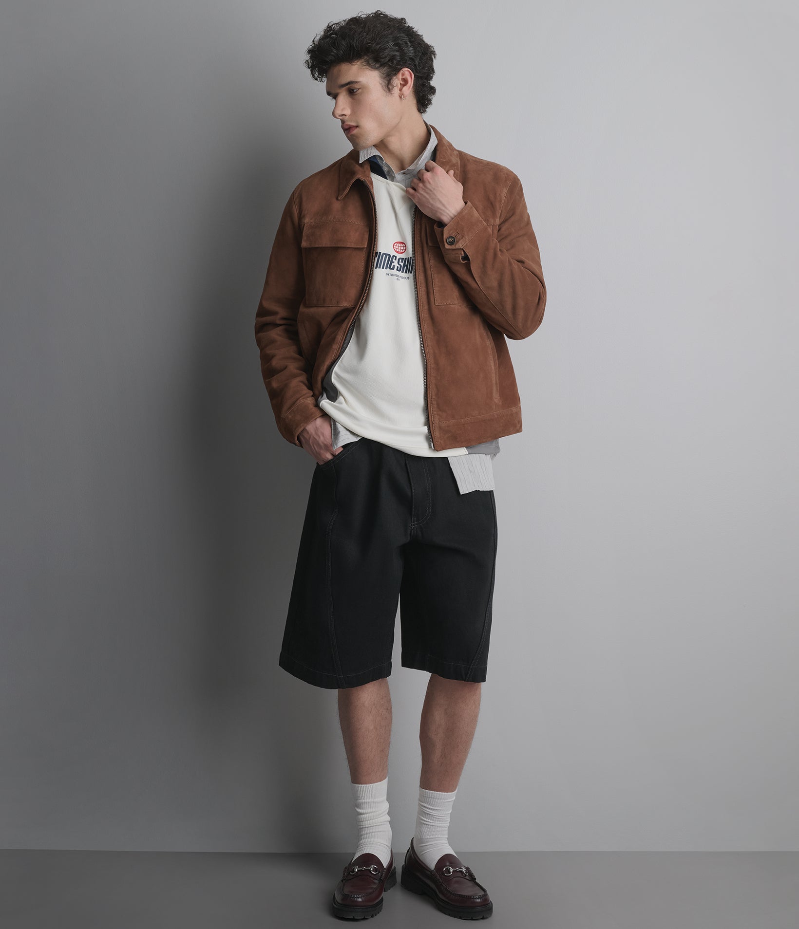 Banks Suede Zip Shirt Jacket View 8 | Men's Suede Jackets