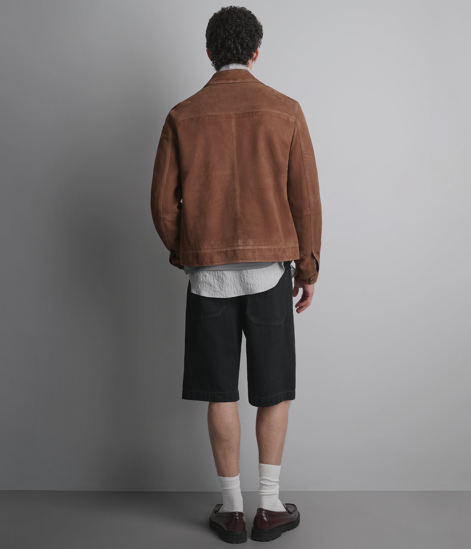 Banks Suede Zip Shirt Jacket View 5 | Men's Suede Jackets