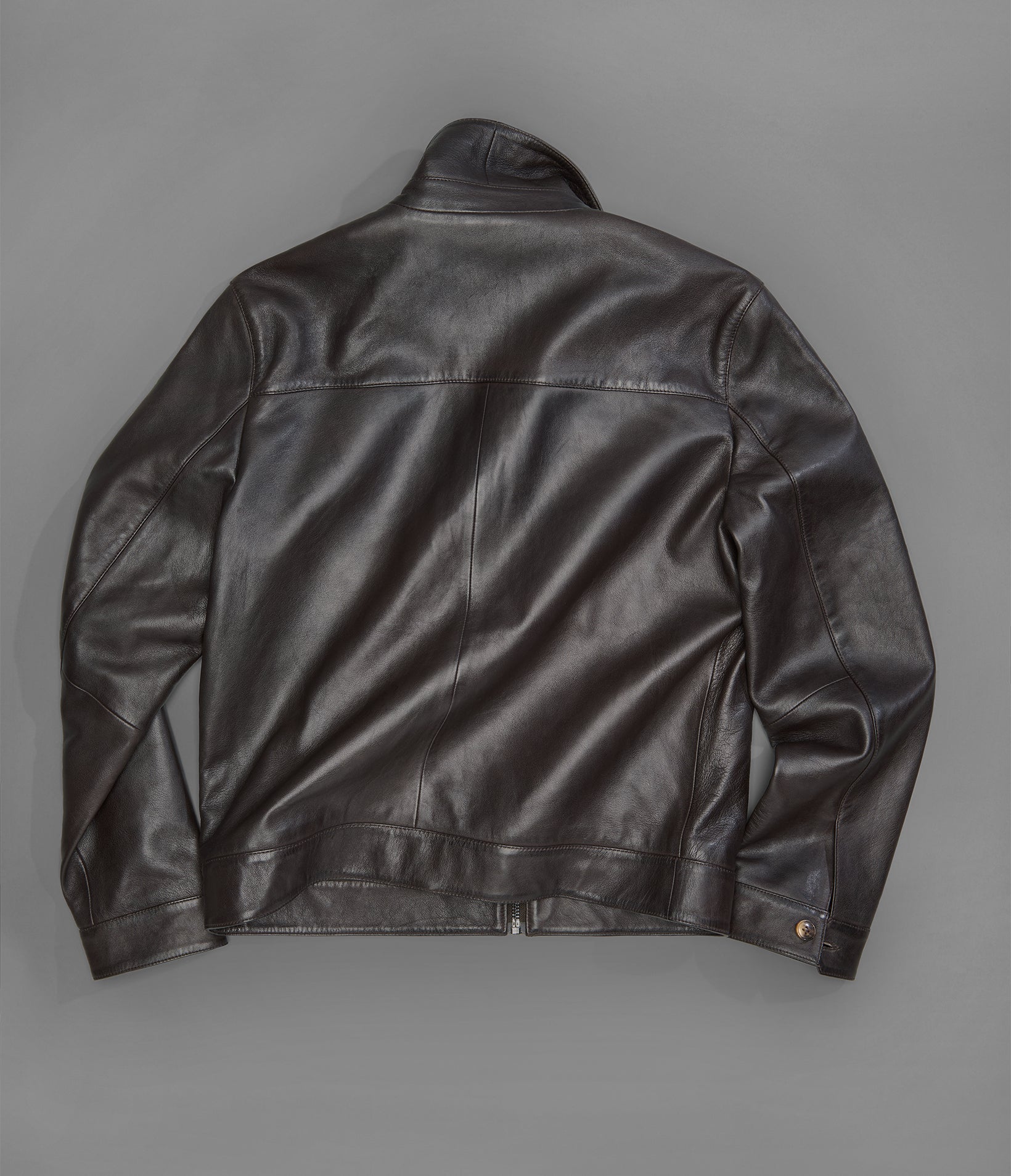 Emerson Leather Zip Shirt Jacket View 4 | Men's New Arrivals