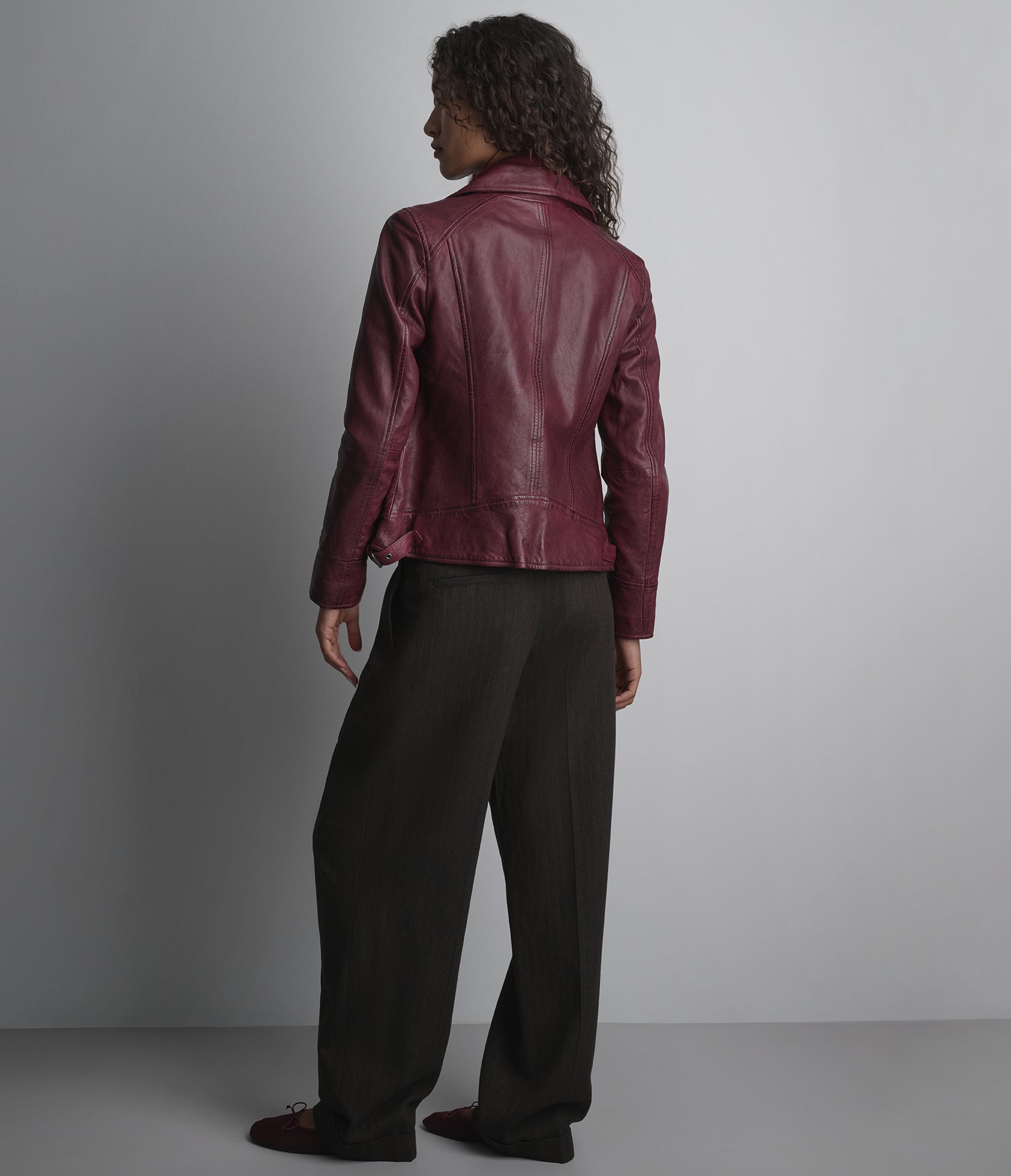 Marissa Asymmetric Moto Jacket | Wilsons Leather