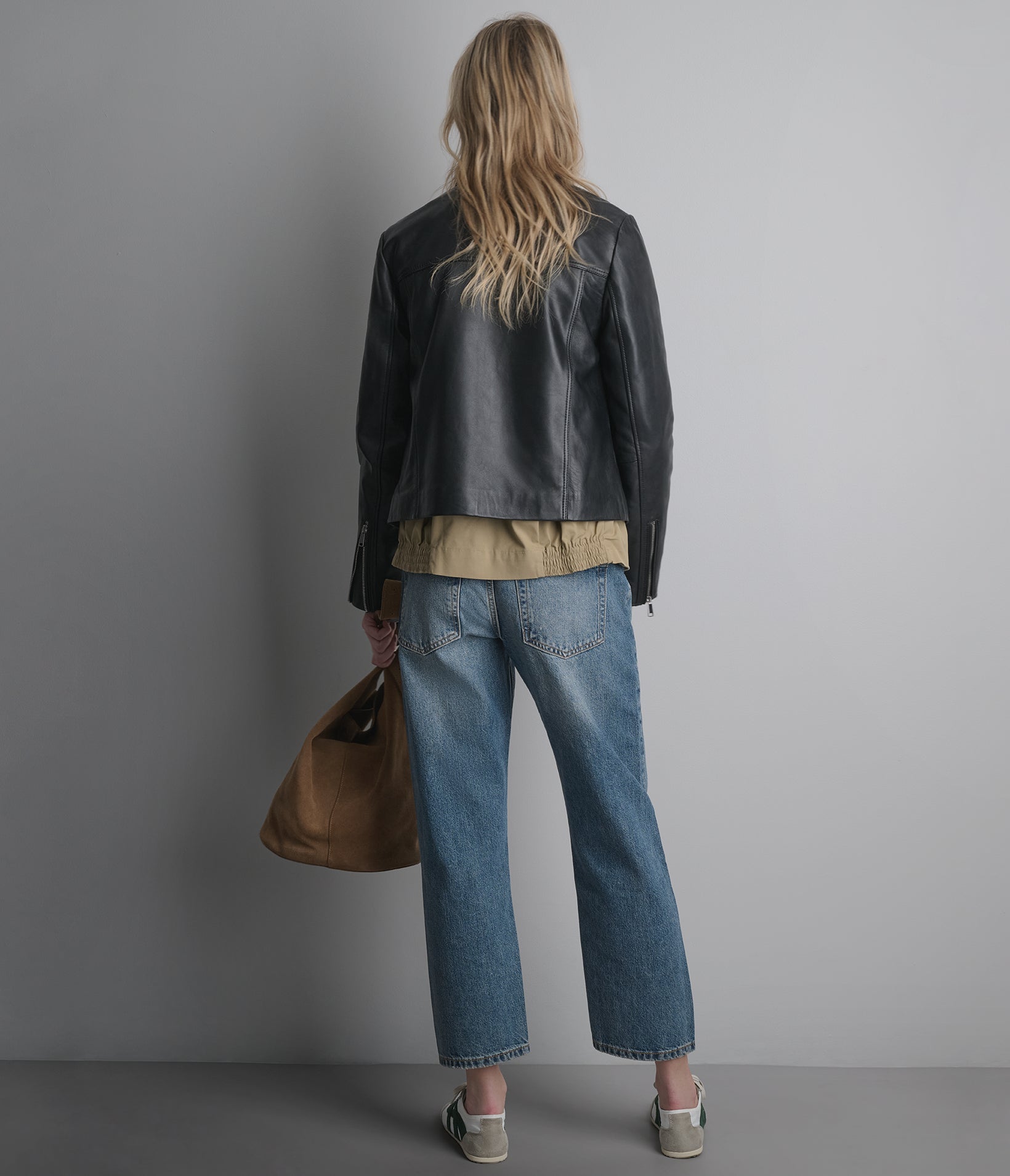 Justine Shirt Collar Zip Jacket View 5 | Women's New Arrivals