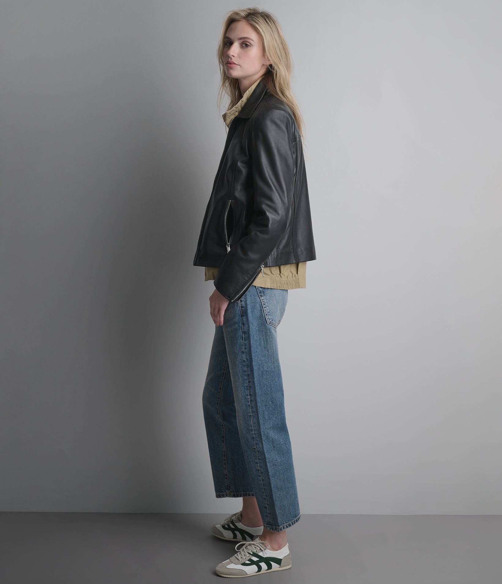 Justine Shirt Collar Zip Jacket View 6 | Women's New Arrivals