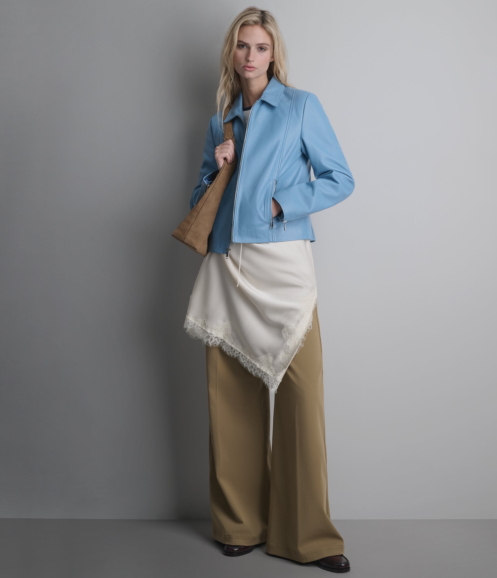 Justine Shirt Collar Zip Jacket View 8 | Women's New Arrivals