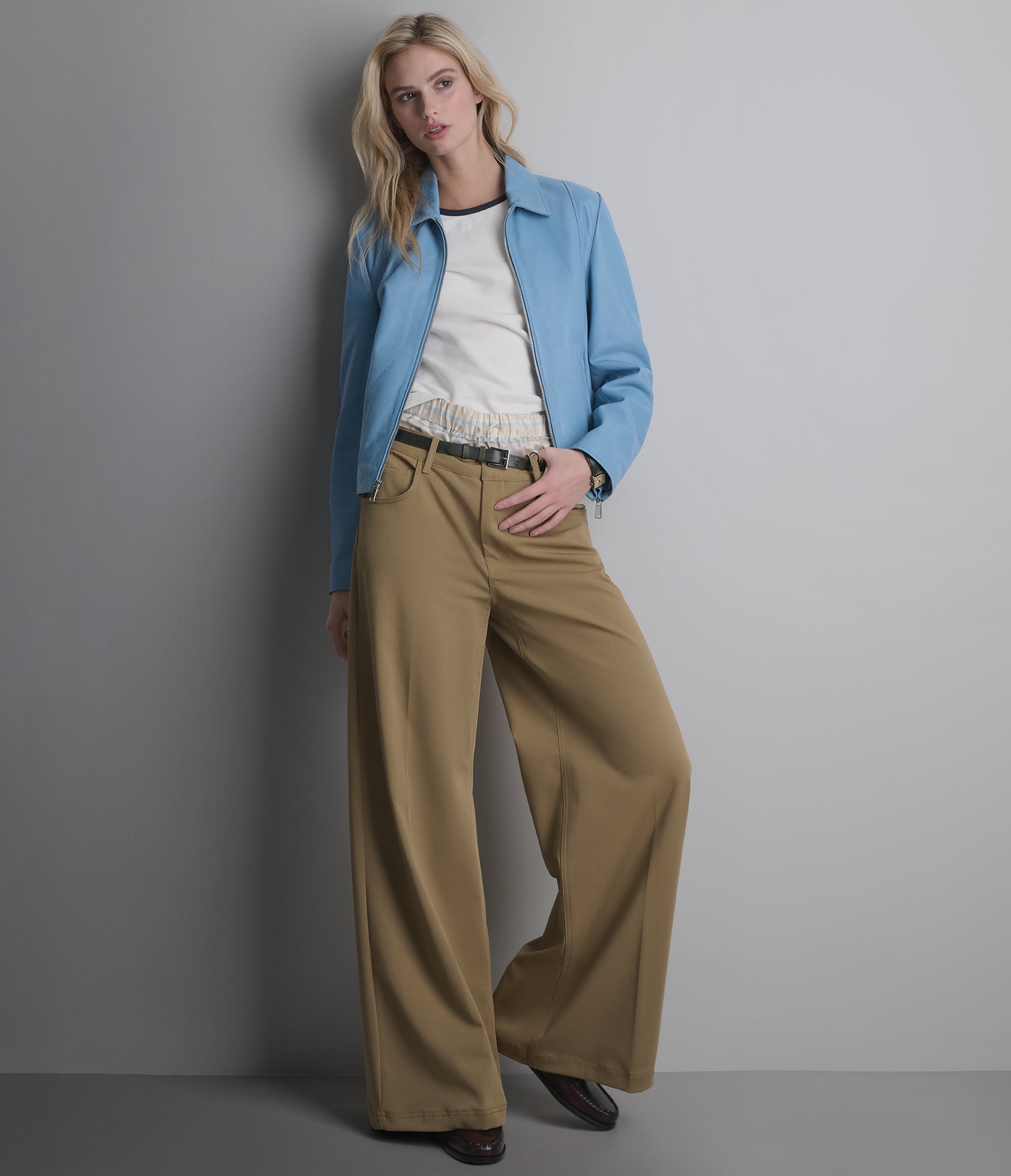 Justine Shirt Collar Zip Jacket View 7 | Women's New Arrivals