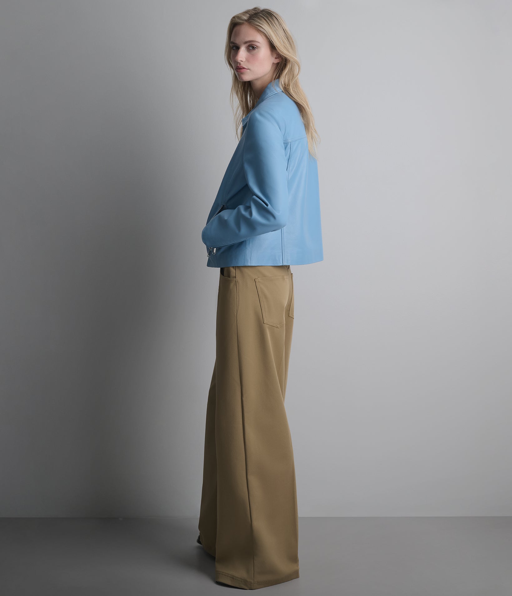 Justine Shirt Collar Zip Jacket View 6 | Women's New Arrivals