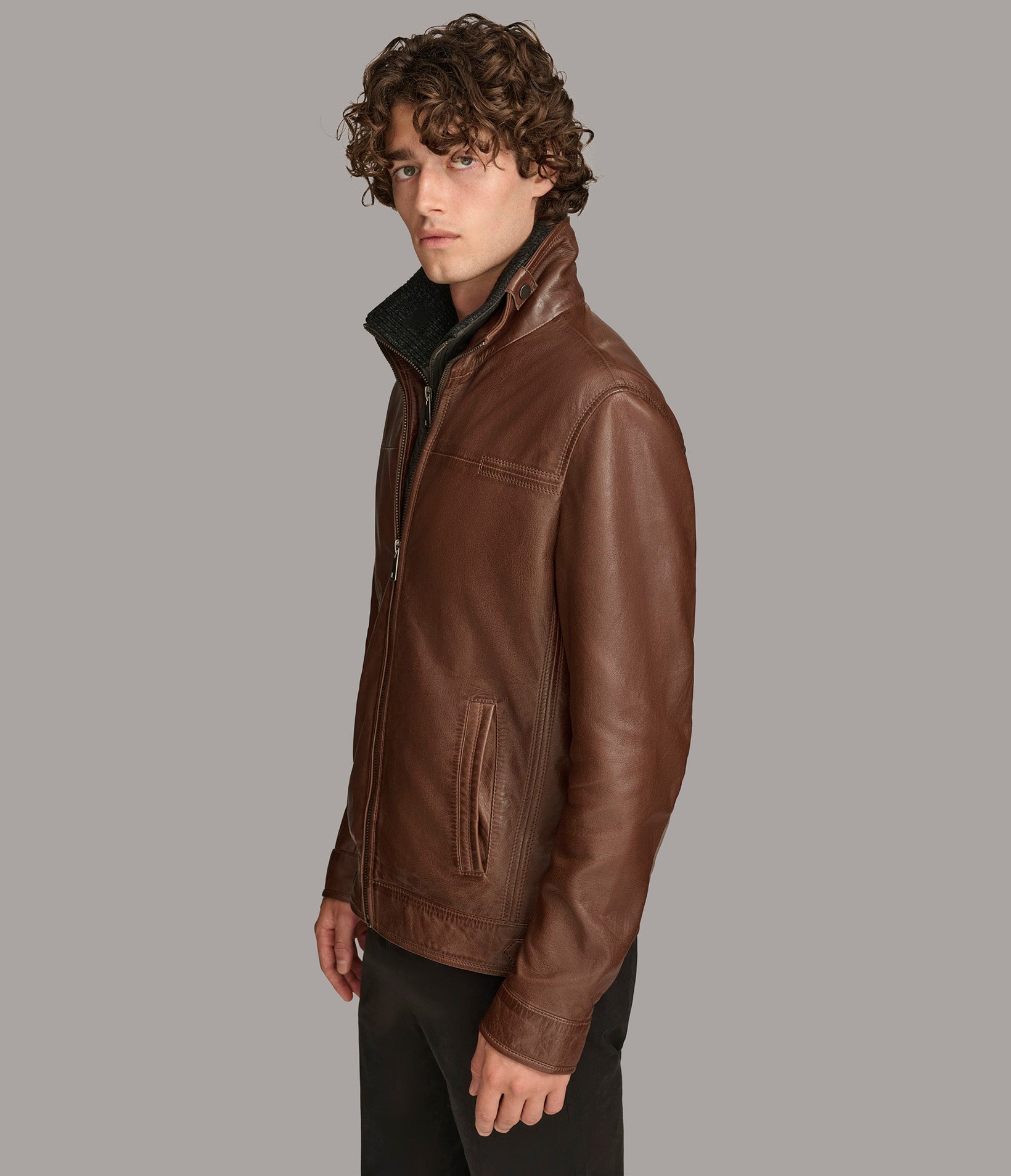 Jett Leather Jacket With Removable Hood | Wilsons Leather