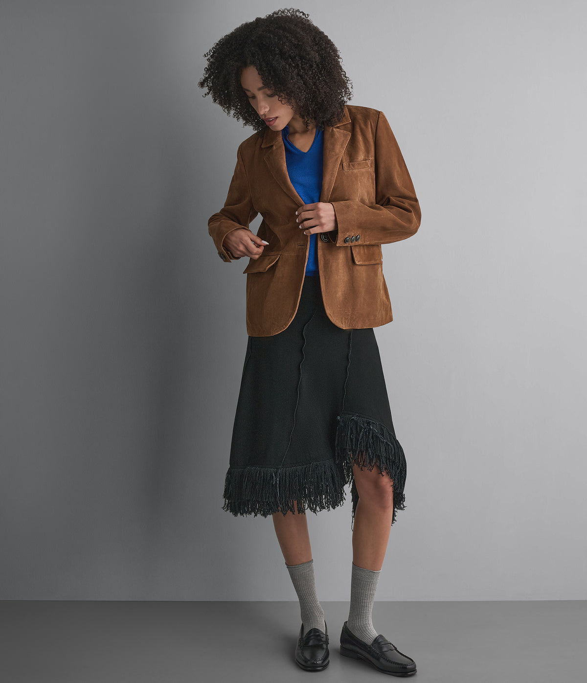Natalie Suede Blazer View 5 | Women's Fall Edit