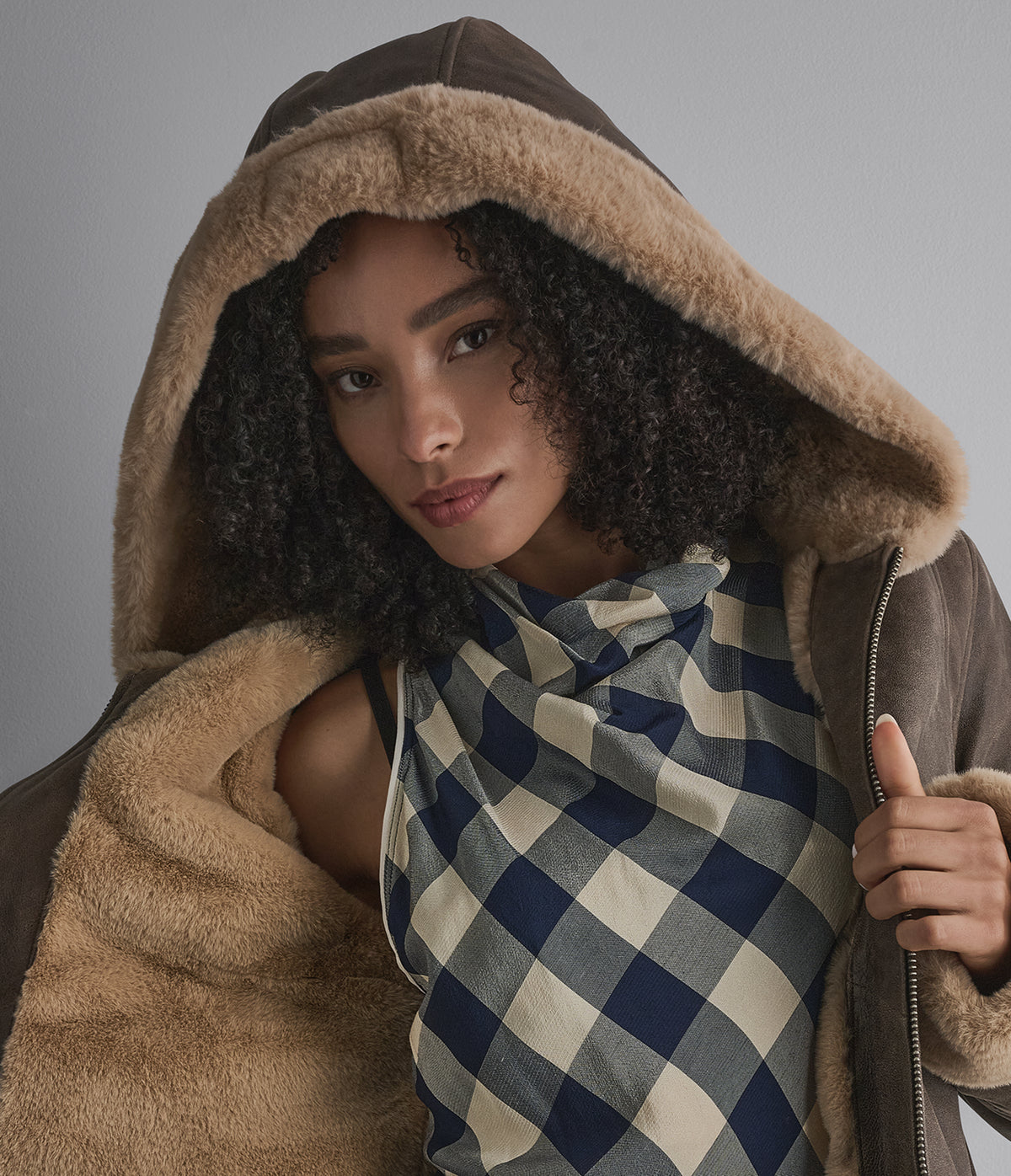 Vanessa Short Faux Fur Leather Jacket View 7 | Women's Fall Edit