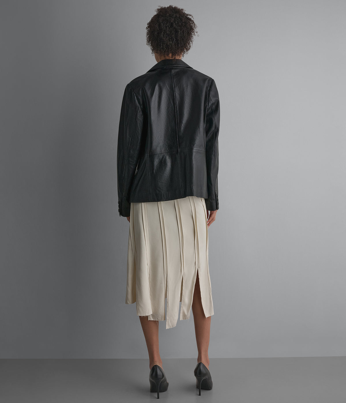 Lauren Leather Blazer View 3