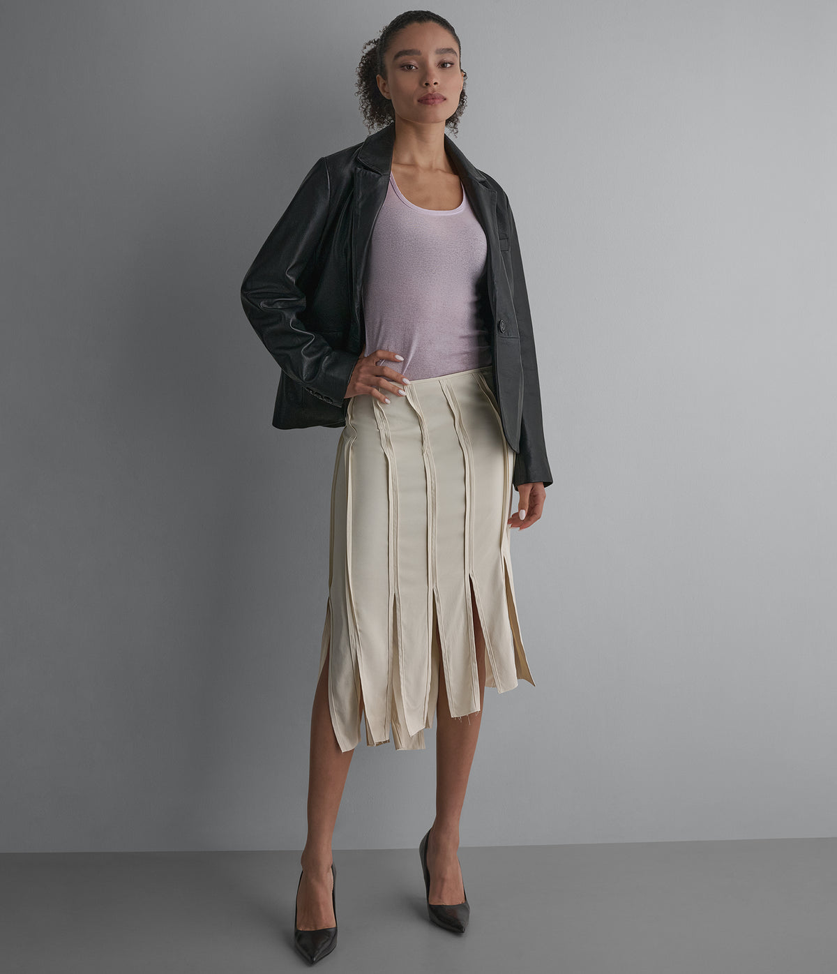 Lauren Leather Blazer View 5