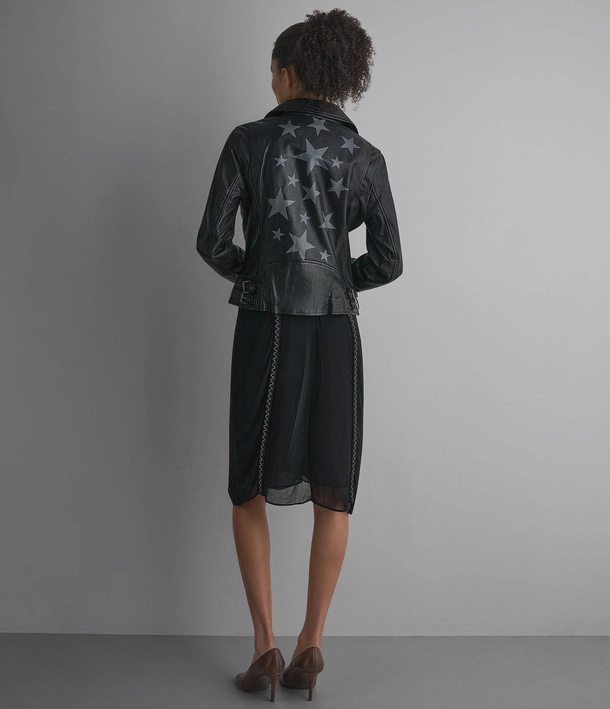 Delaney Leather Star Moto Jacket View 4 | Motorcycle Jackets