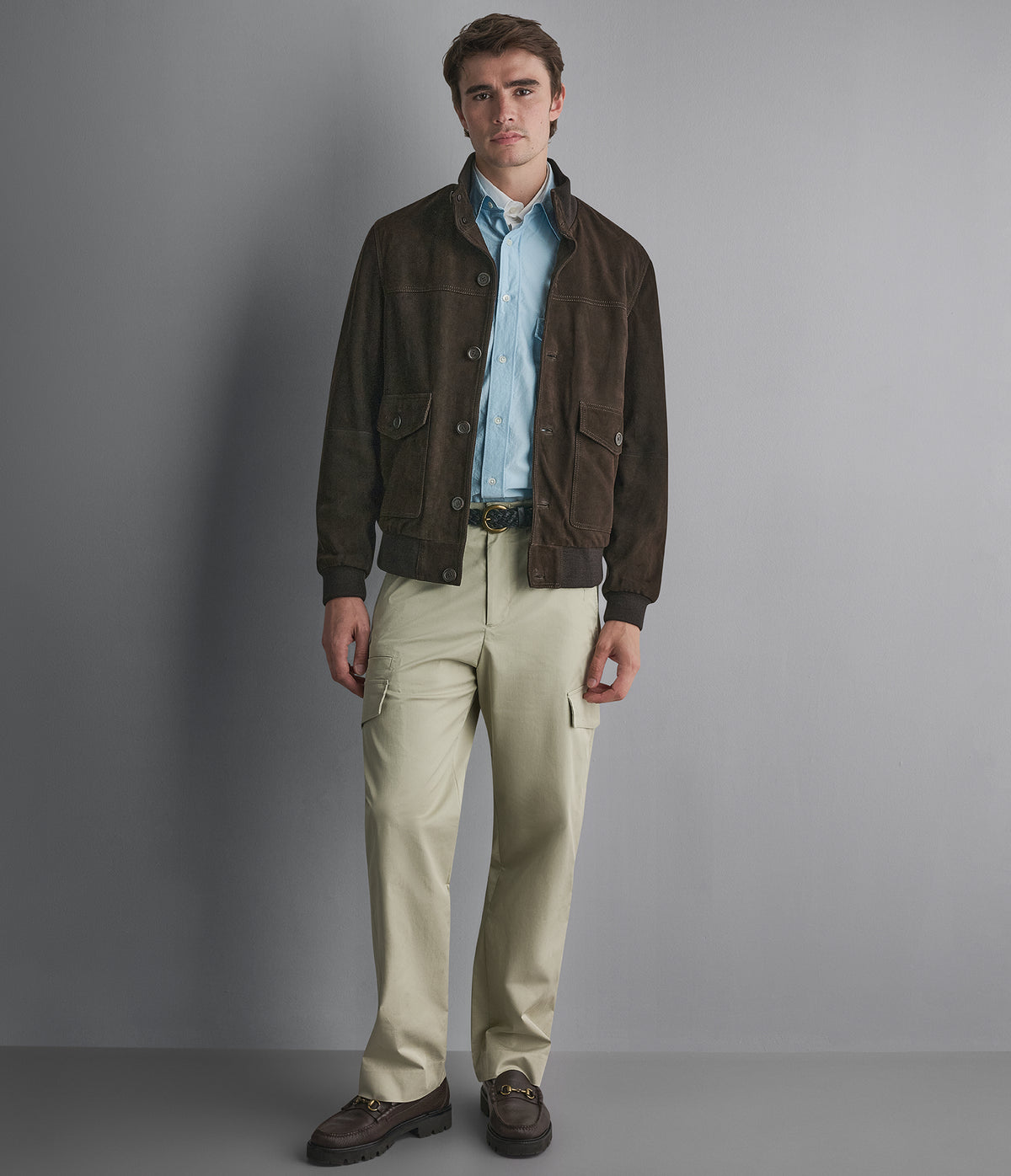 Vincent Suede Bomber View 1 | Products