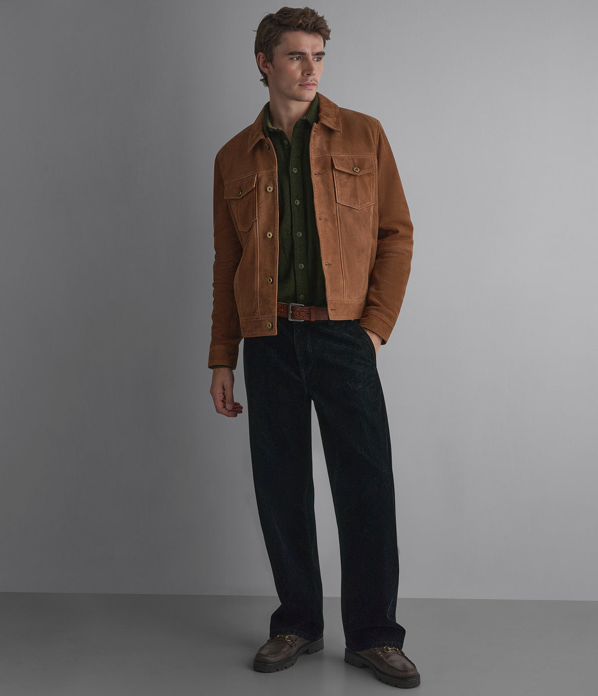 Travis Suede Trucker Jacket View 2 | Products