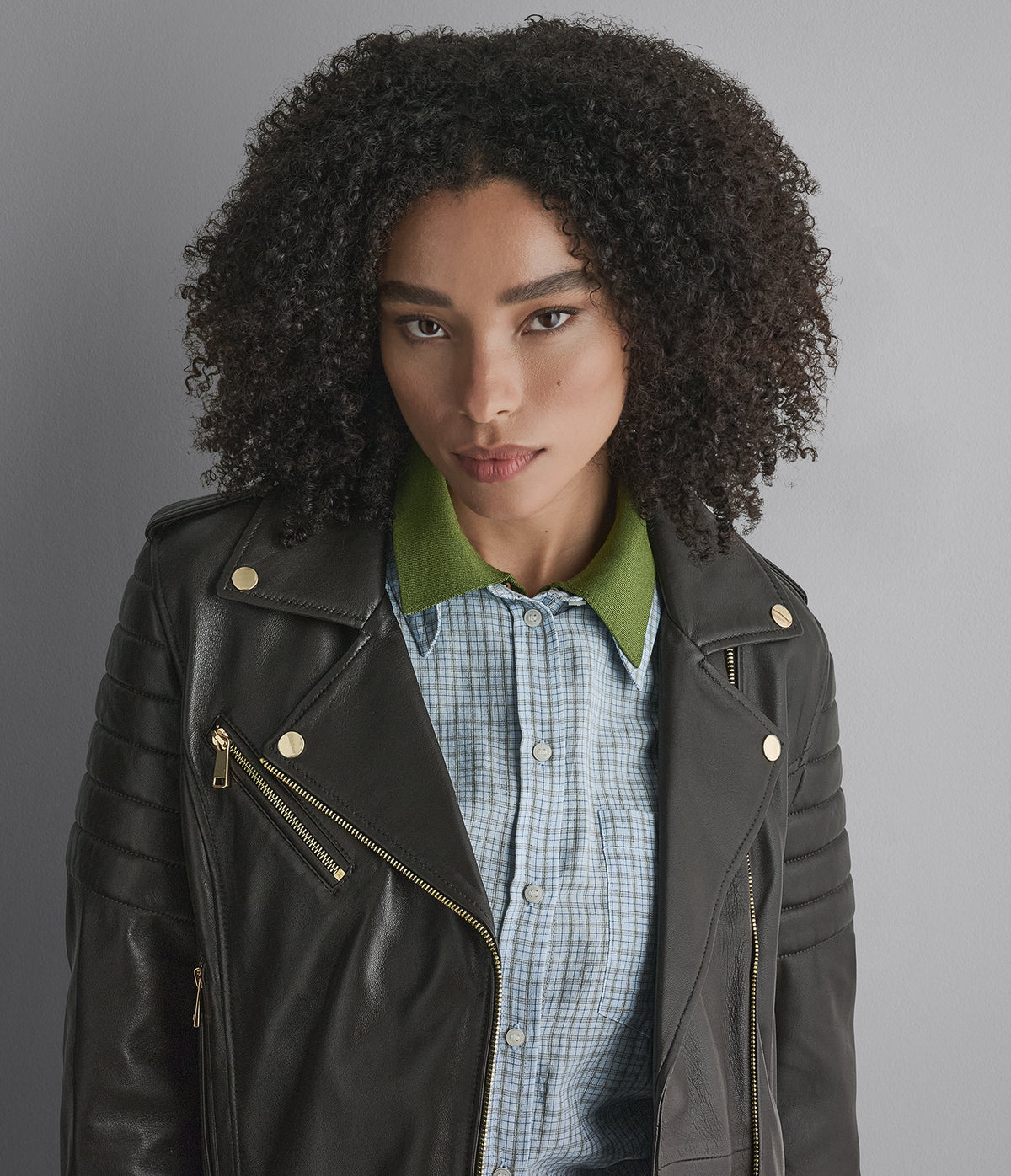 Mila Quilted Leather Moto Jacket View 6 | Women's Fall Edit