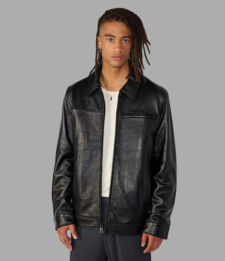 Wilson’s Leather Pink Moto Jacket (XS)